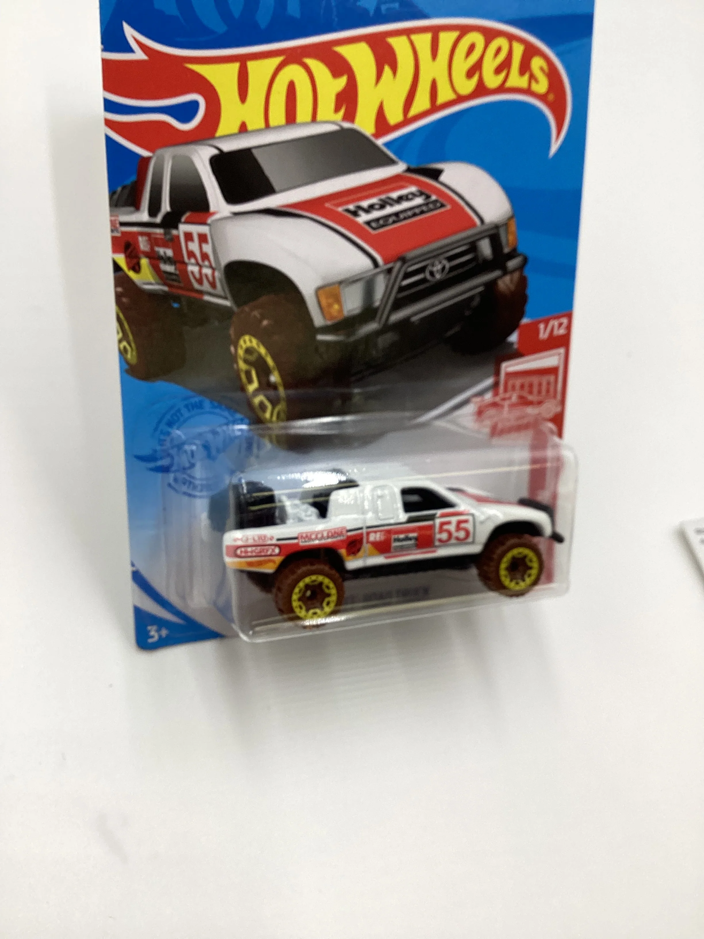 2021 Hot Wheels #4 Toyota Off Road Truck White Target Red Edition - Image 5