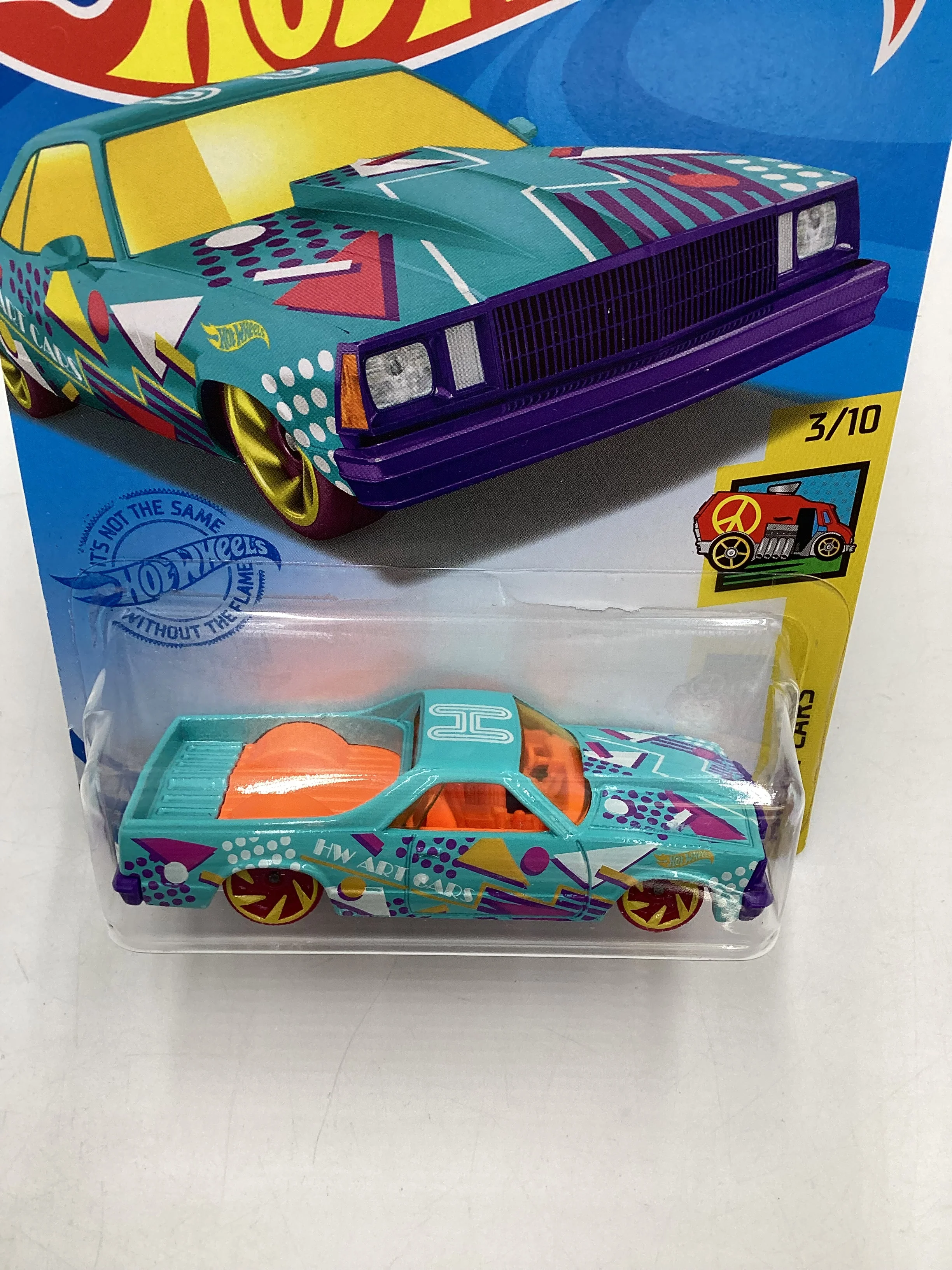 2021 Hot Wheels #44 80 El Camino Light Blue 14C - Image 6