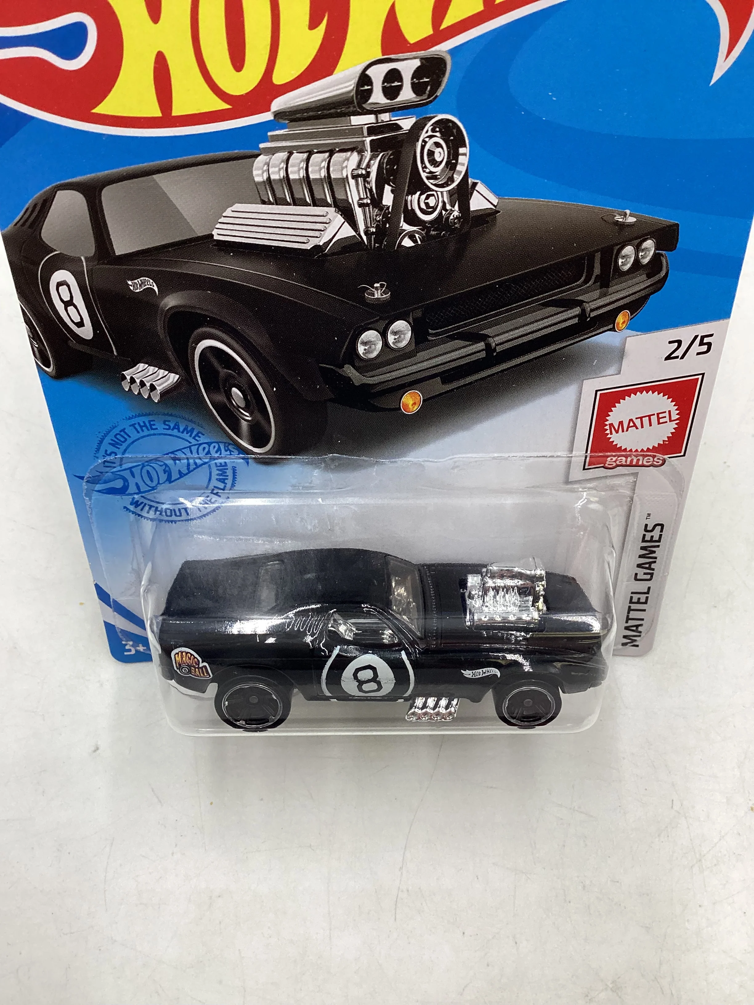 2021 Hot Wheels #73 Rodger Dodger 8 Ball Black 60E - Image 6