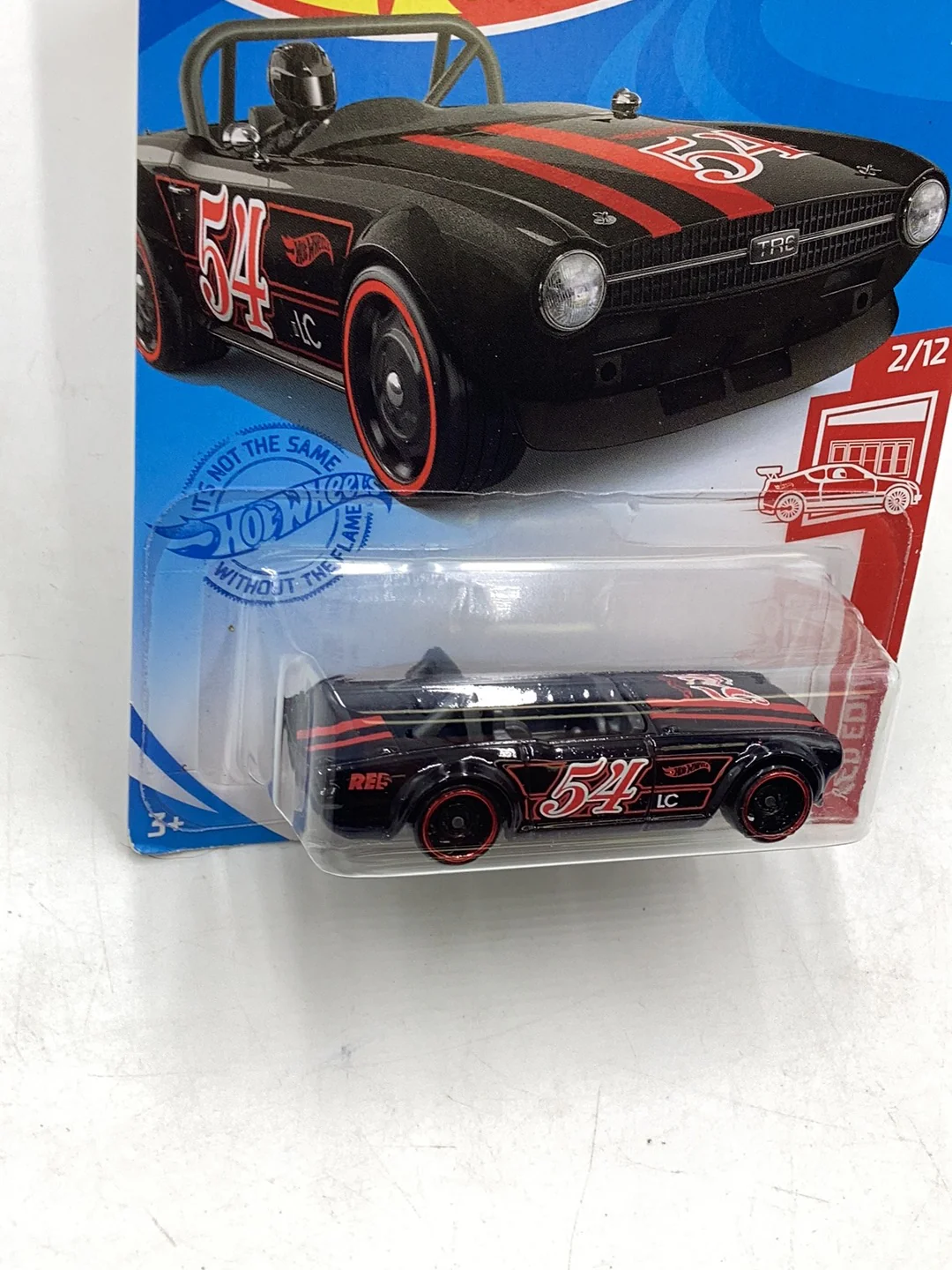 2021 Hot wheels #9 Triumph TR6 Red Edition 144B - Image 4