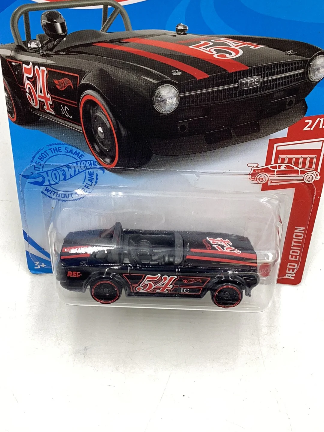 2021 Hot wheels #9 Triumph TR6 Red Edition 144B - Image 6