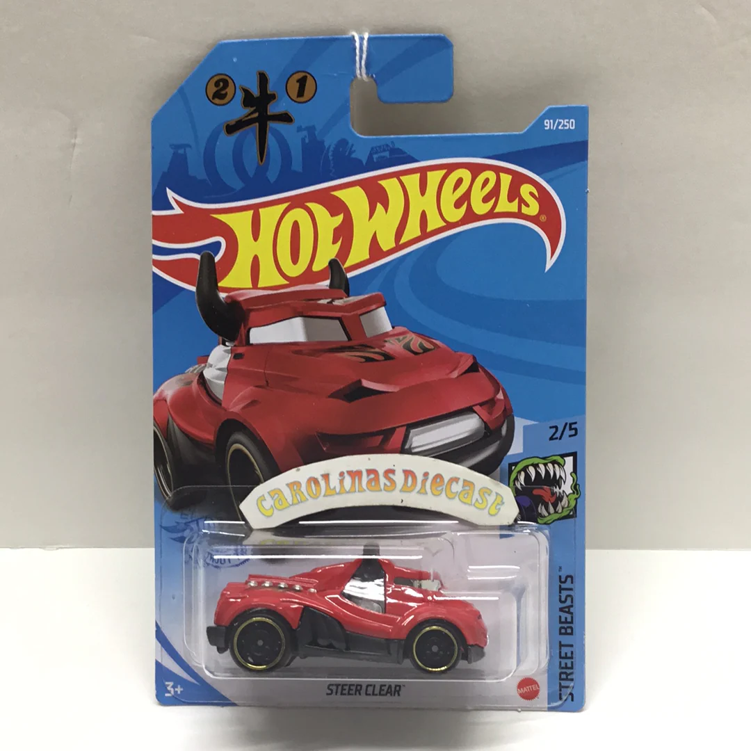 2021 hot wheels  #91 Streer Clear red OO8