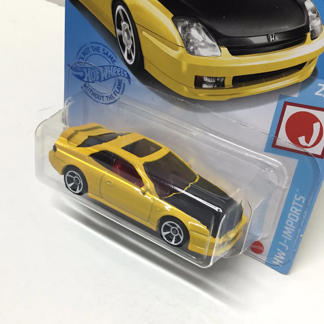 2021 hot wheels  #125 98 Honda Prelude yellow 75F - Image 2