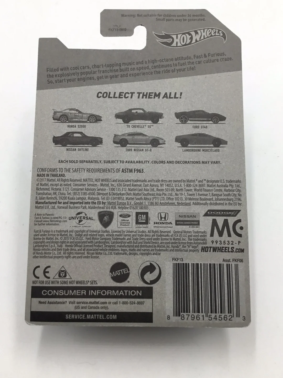 2021 Hot wheels fast and furious 4/6 Nissan Skyline FF8 - Image 6