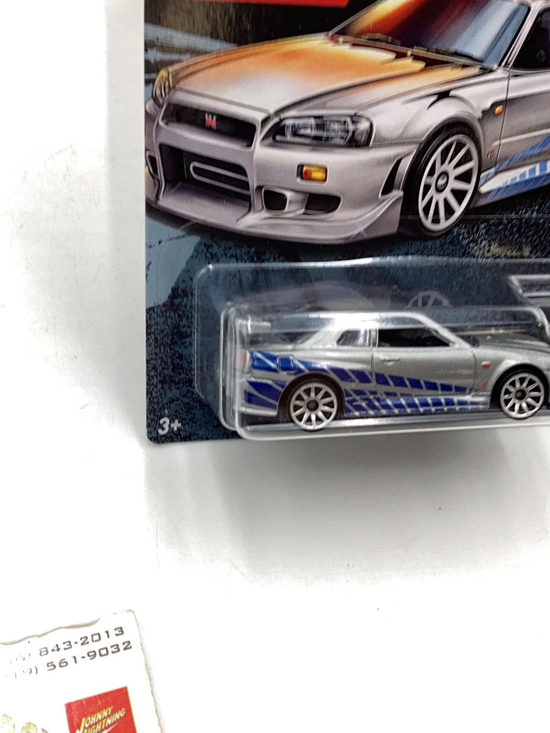 2021 Hot wheels fast and furious Nissan skyline GT-R BNR34 3/5 W/ protector - Image 3