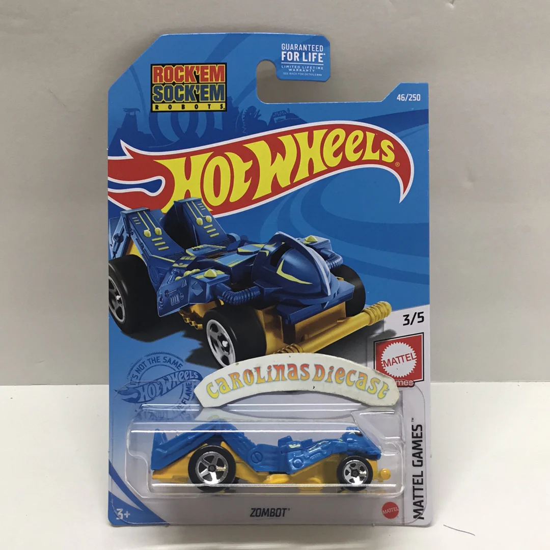 2021 hot wheels G case #46 Zombot blue MM1