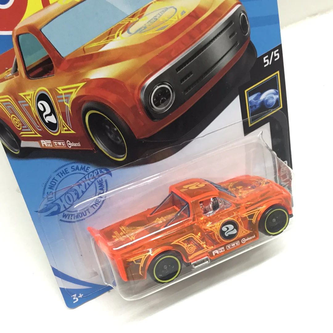 2021 hot wheels #160 Draftnator orange KK5 - Image 3