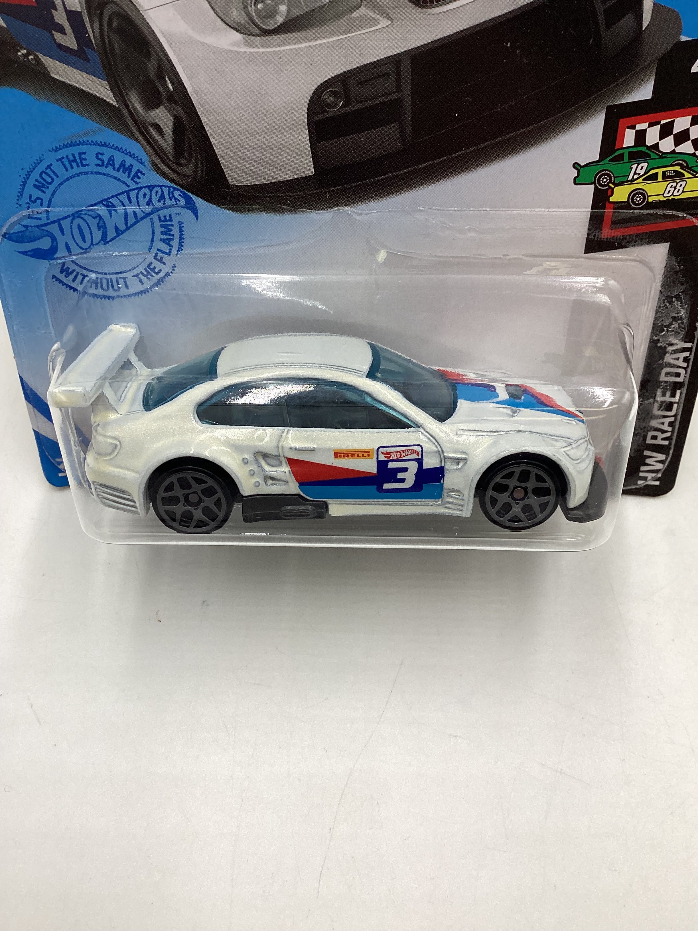 2021 Hot wheels HW Race Day #57 BMW M3 GT2 White 108A - Image 3