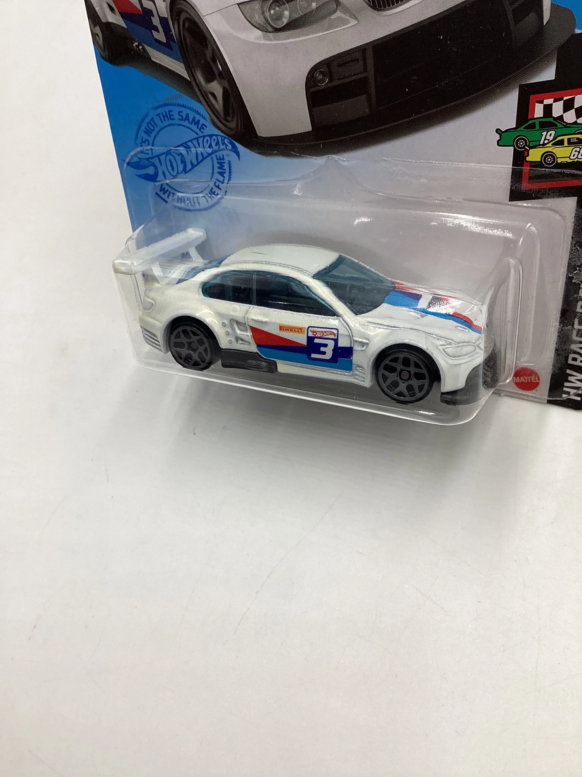 2021 Hot wheels HW Race Day #57 BMW M3 GT2 White 108A - Image 4