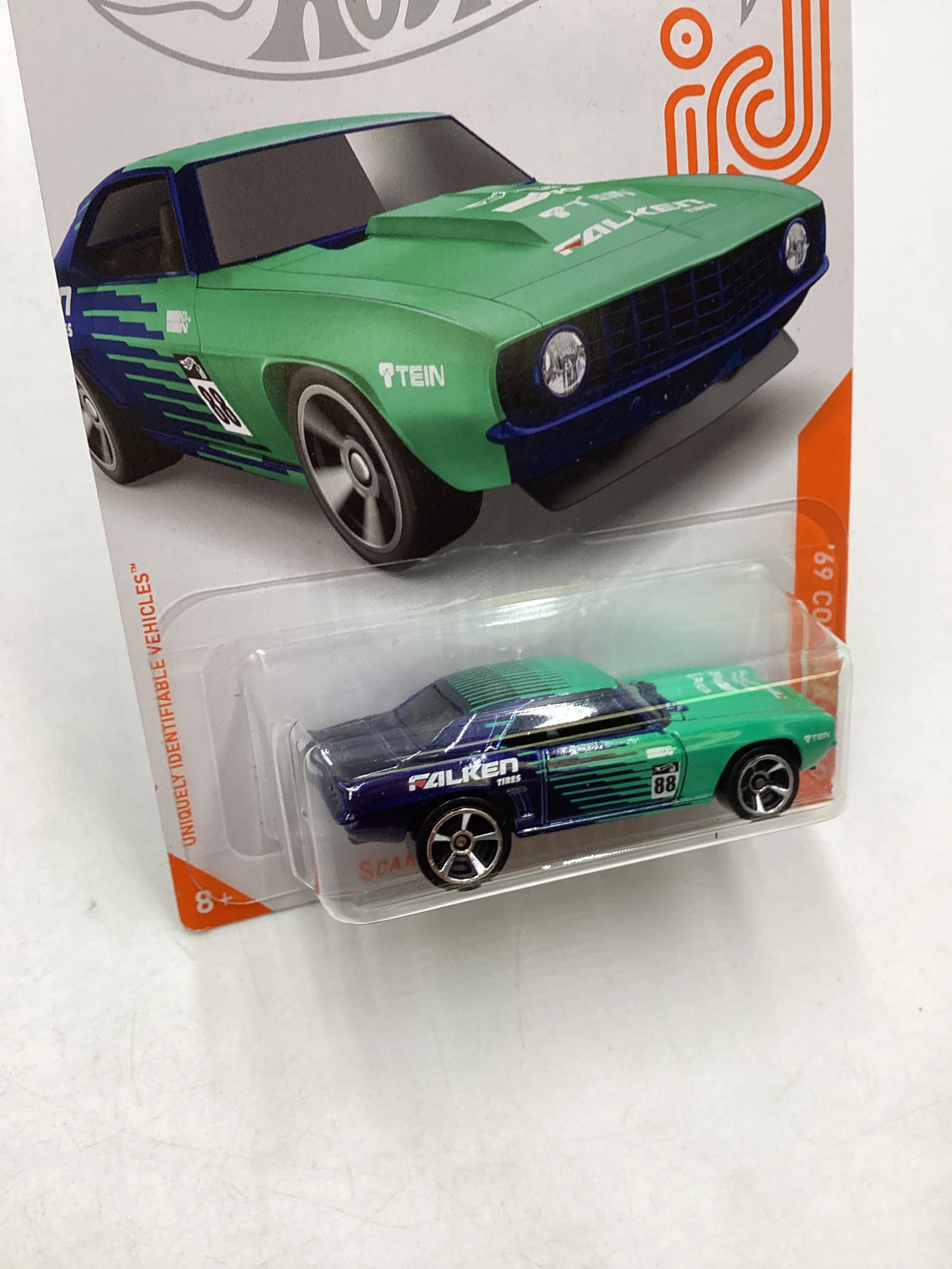 2021 Hot Wheels ID 5/8 69 Copo Camaro with protector - Image 4