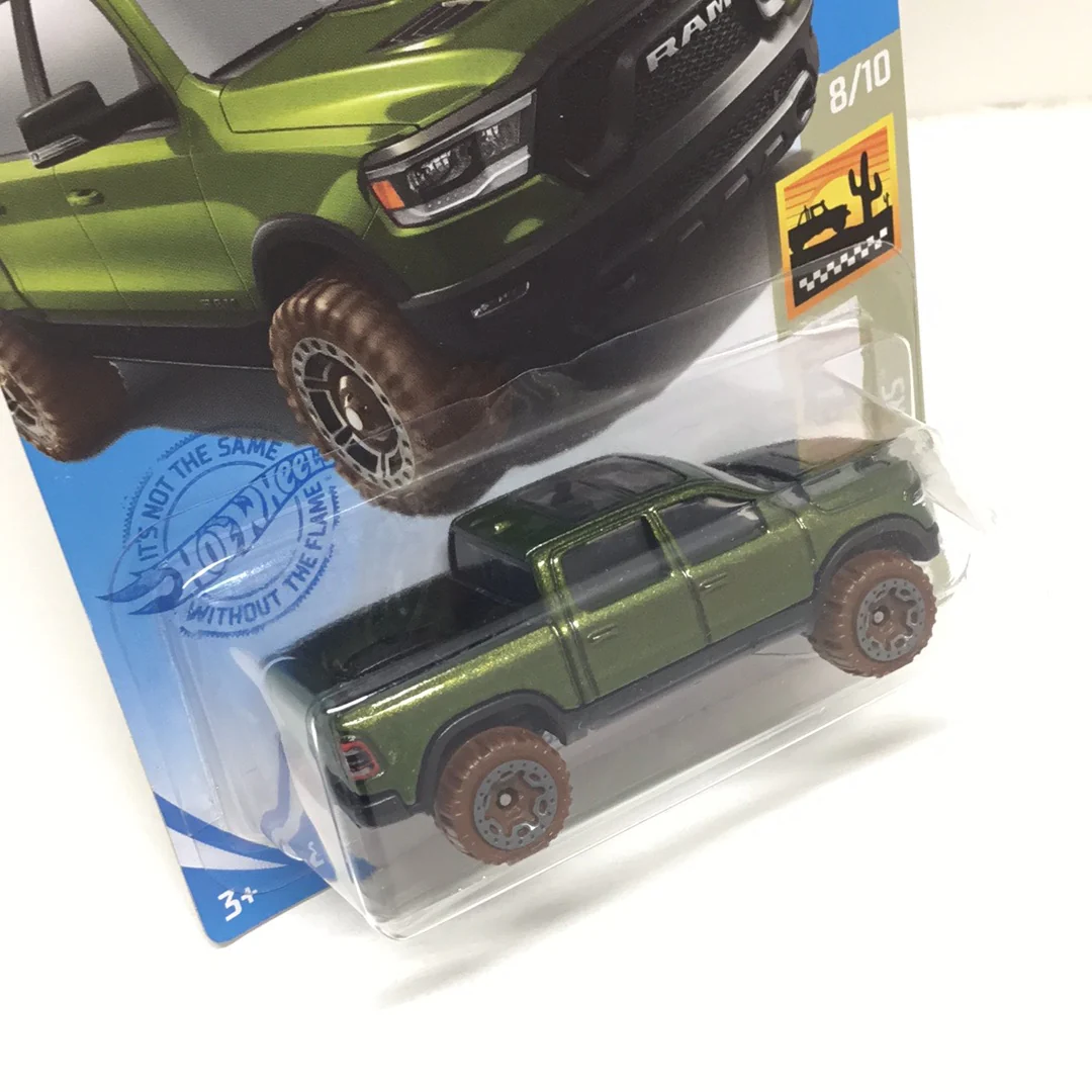 2021 hot wheels K case #101 2020 Ram 1500 Rebel green 39D - Image 3