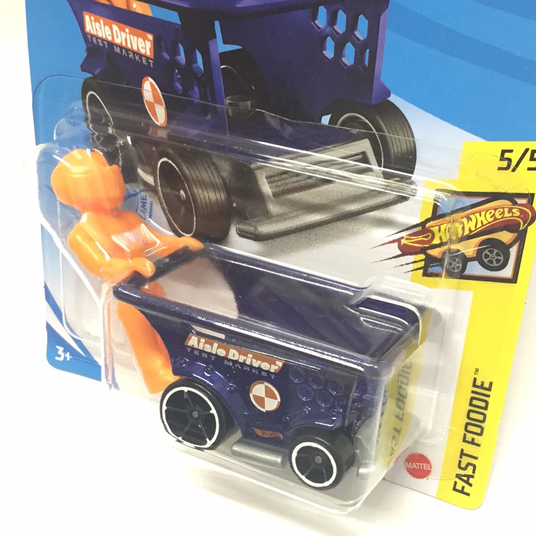 2021 hot wheels M case #109 Aisle Driver blue orange YY6 - Image 2