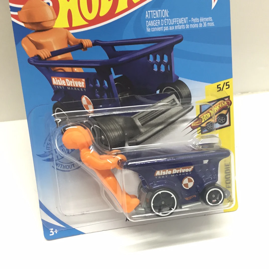 2021 hot wheels M case #109 Aisle Driver blue orange YY6 - Image 3