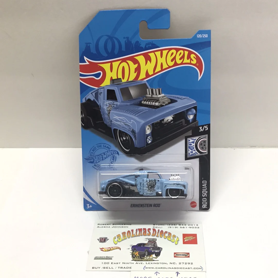 2021 hot wheels M case #120 Erikenstein Rod blue QQ3