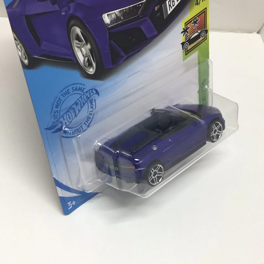 2021 hot wheels M case #211 2019 Audi R8 Spyder Blue 106B - Image 3