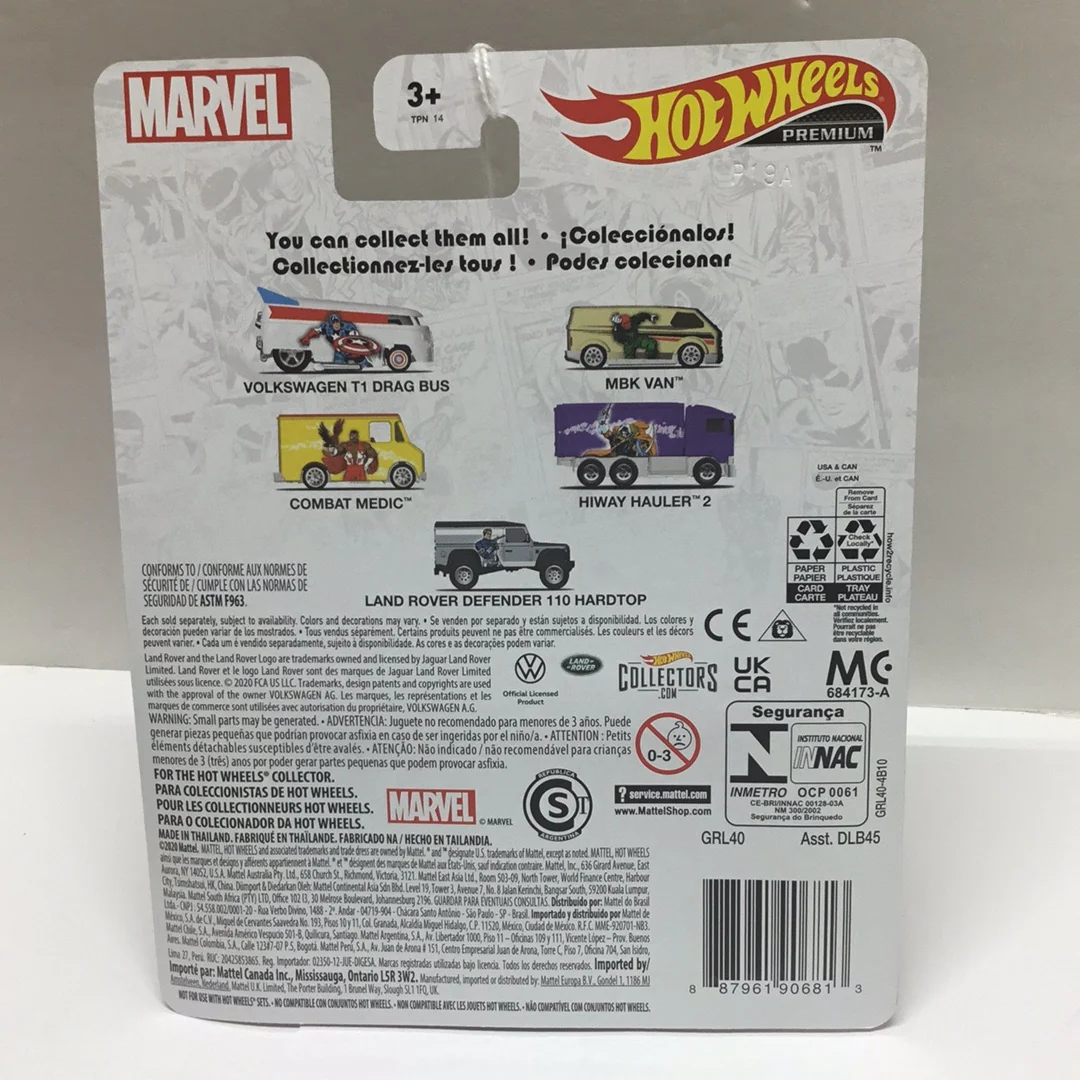 2021 Hot Wheels Marvel Pop Culture #4 Hiway Hauler 2 266D - Image 3