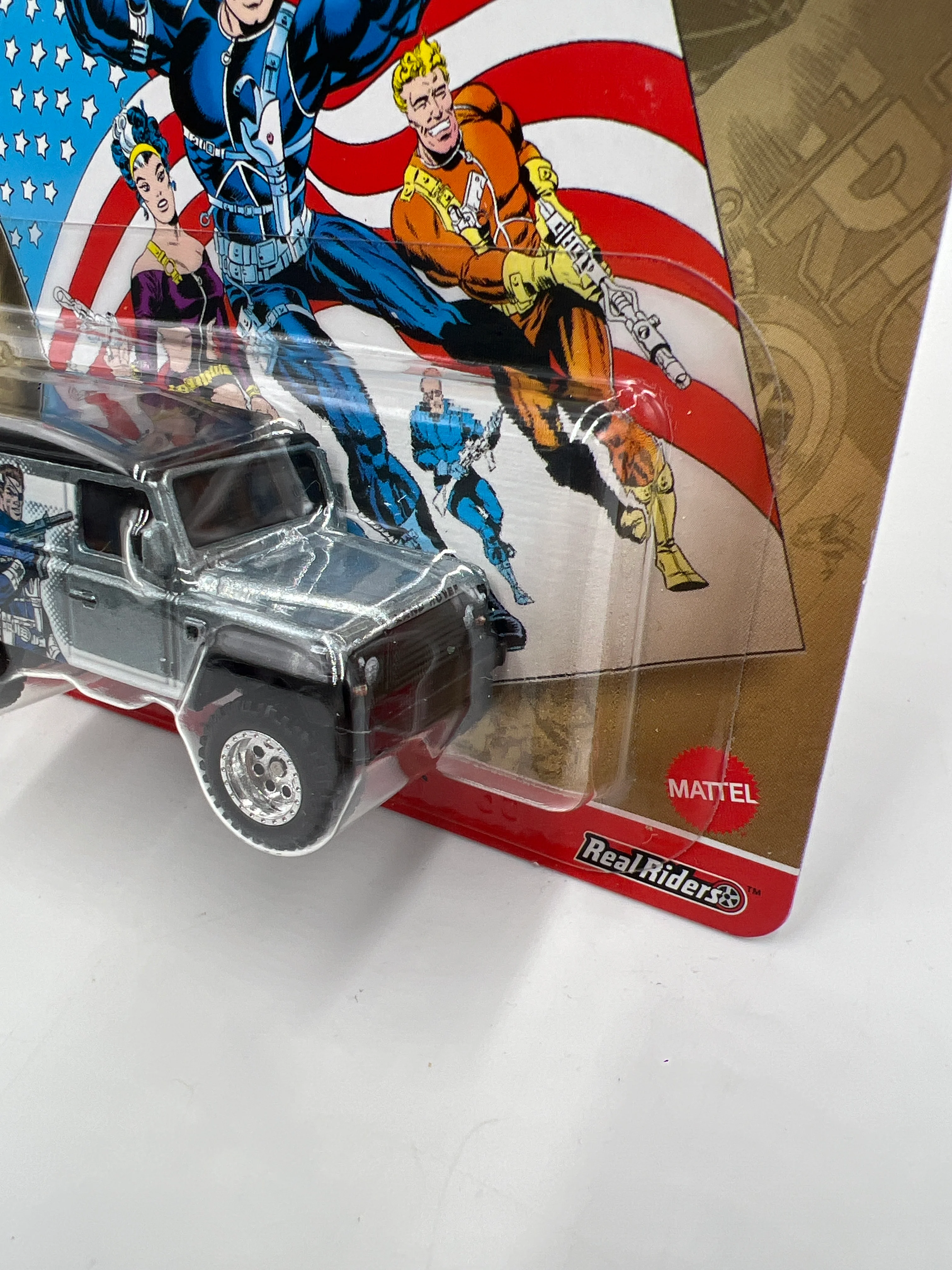 2021 Hot Wheels Marvel Pop Culture #5 Land Rover Defender 110 Hard Top 269D - Image 4