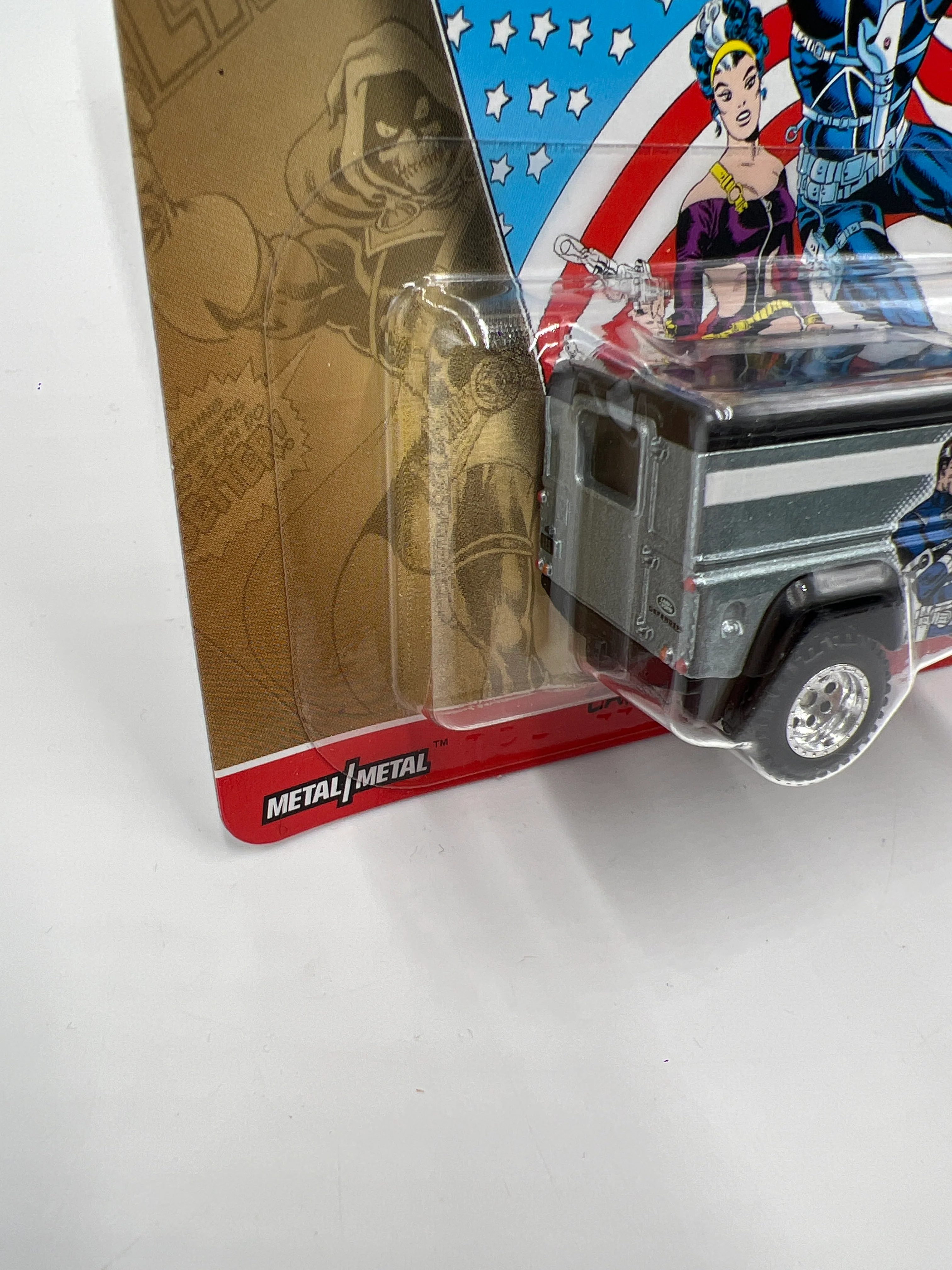 2021 Hot Wheels Marvel Pop Culture #5 Land Rover Defender 110 Hard Top 269D - Image 5
