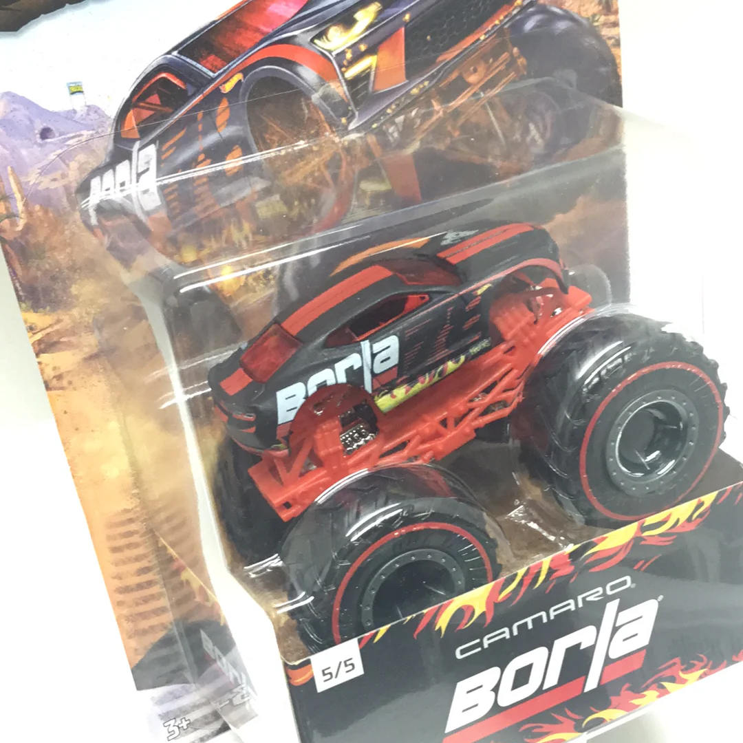 2021 Hot wheels monster Trucks redlines Borla Camaro 5/5 131E - Image 3