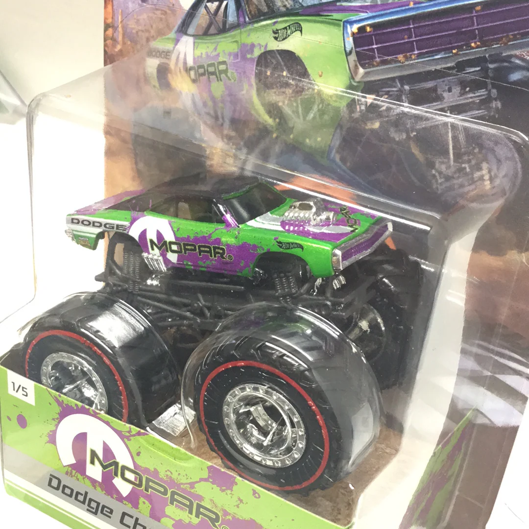 2021 Hot wheels monster Trucks redlines Mopar Dodge Charger R/T 1/5 131D - Image 2