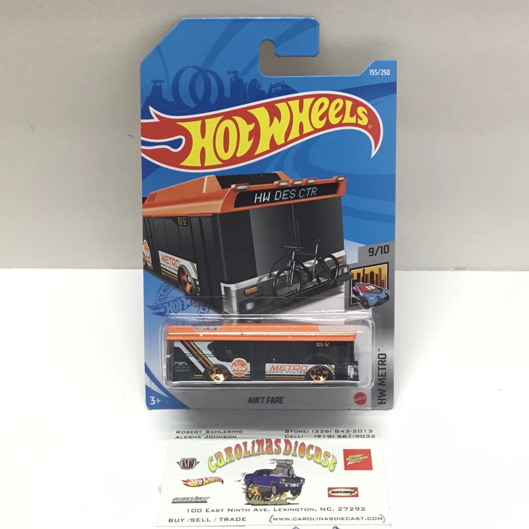2021 hot wheels N case #155 Ain’t Fare orange (AA2)