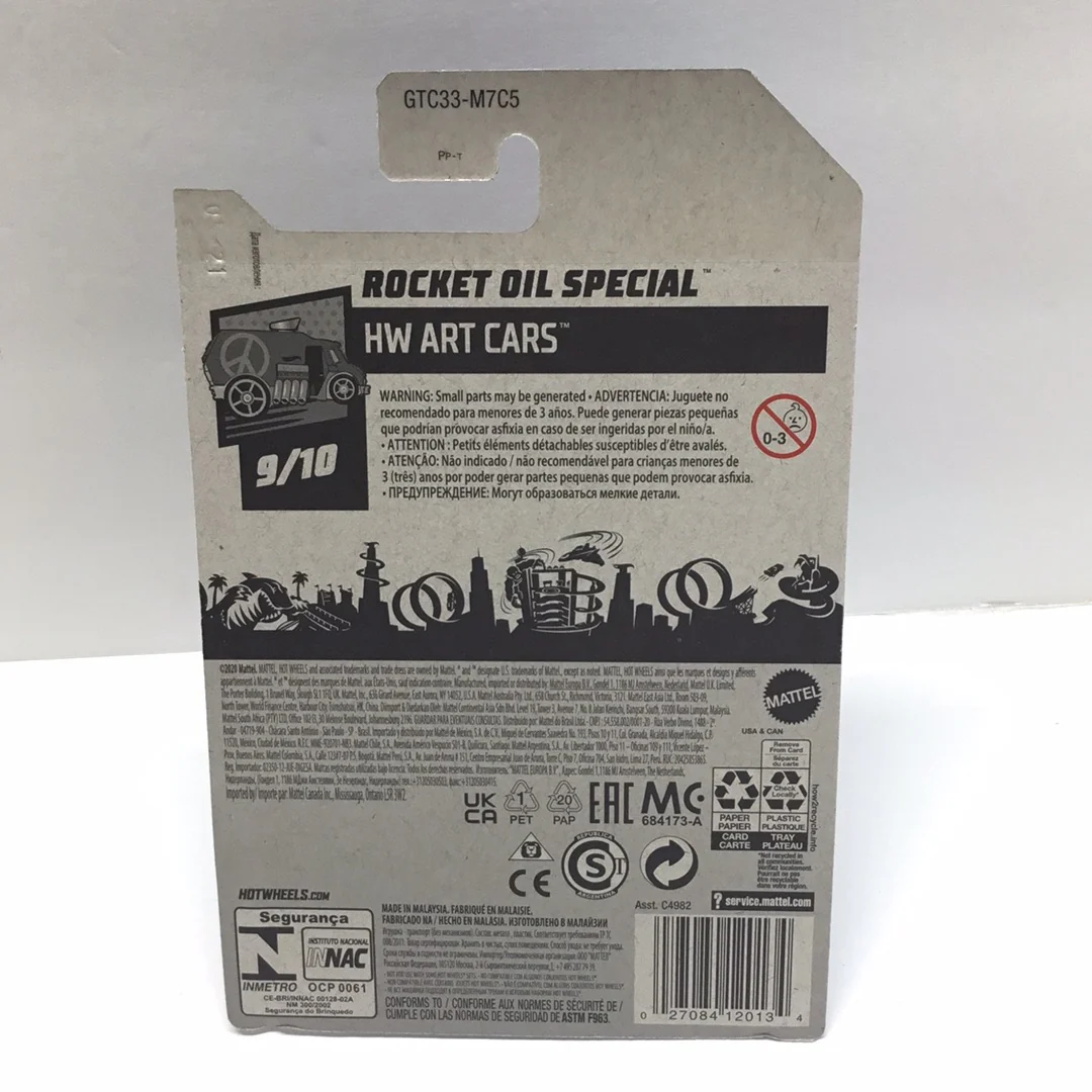 2021 hot wheels N case #158 Rocket oil special orange SS7 - Image 4