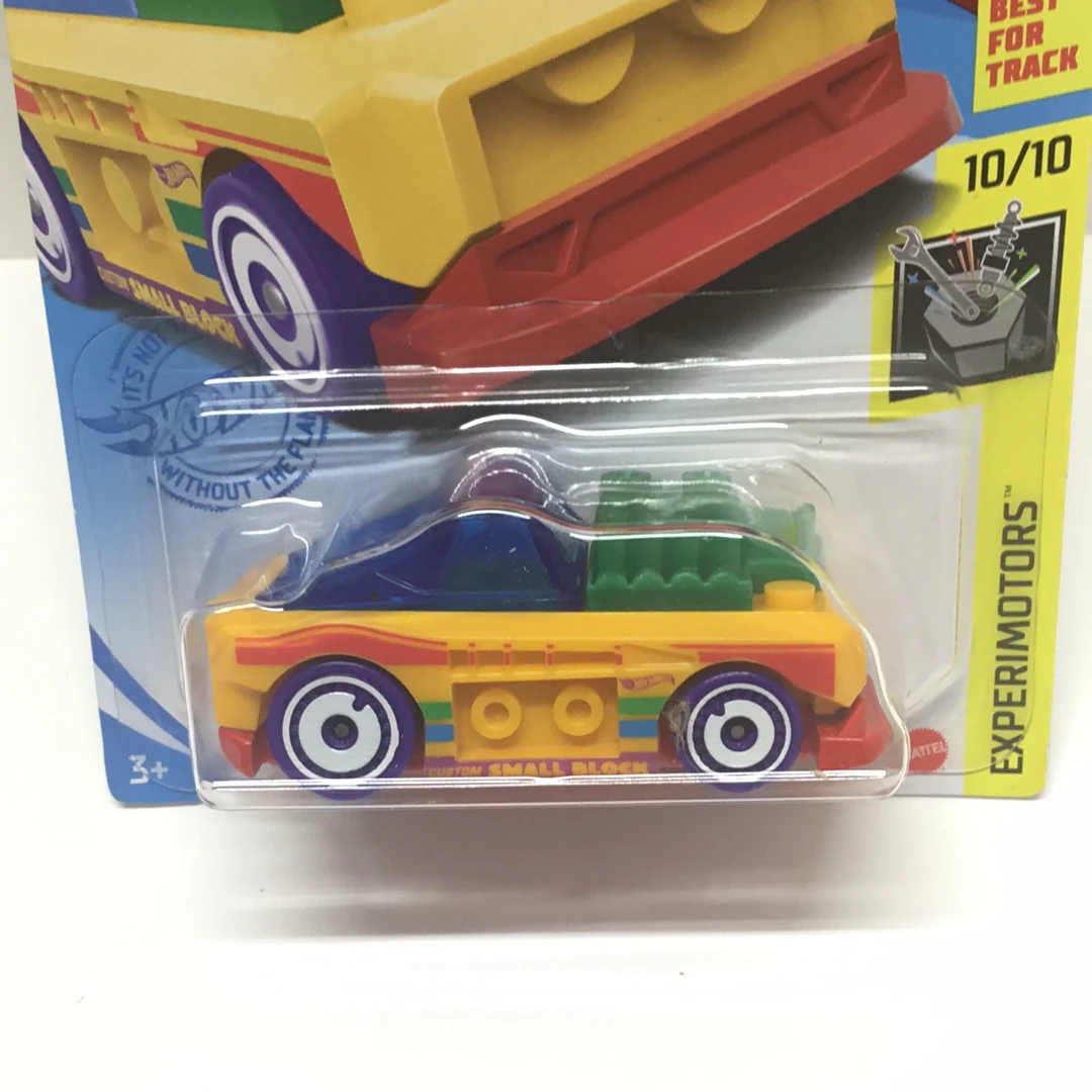 2021 hot wheels Q case #131 Custom Small Block yellow KK6 - Image 2