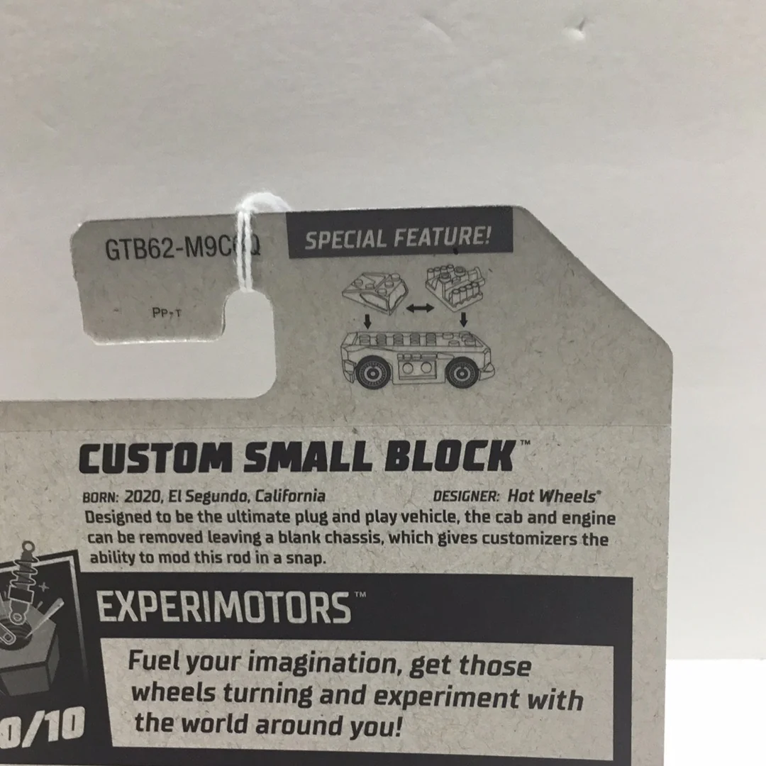 2021 hot wheels Q case #131 Custom Small Block yellow KK6 - Image 4