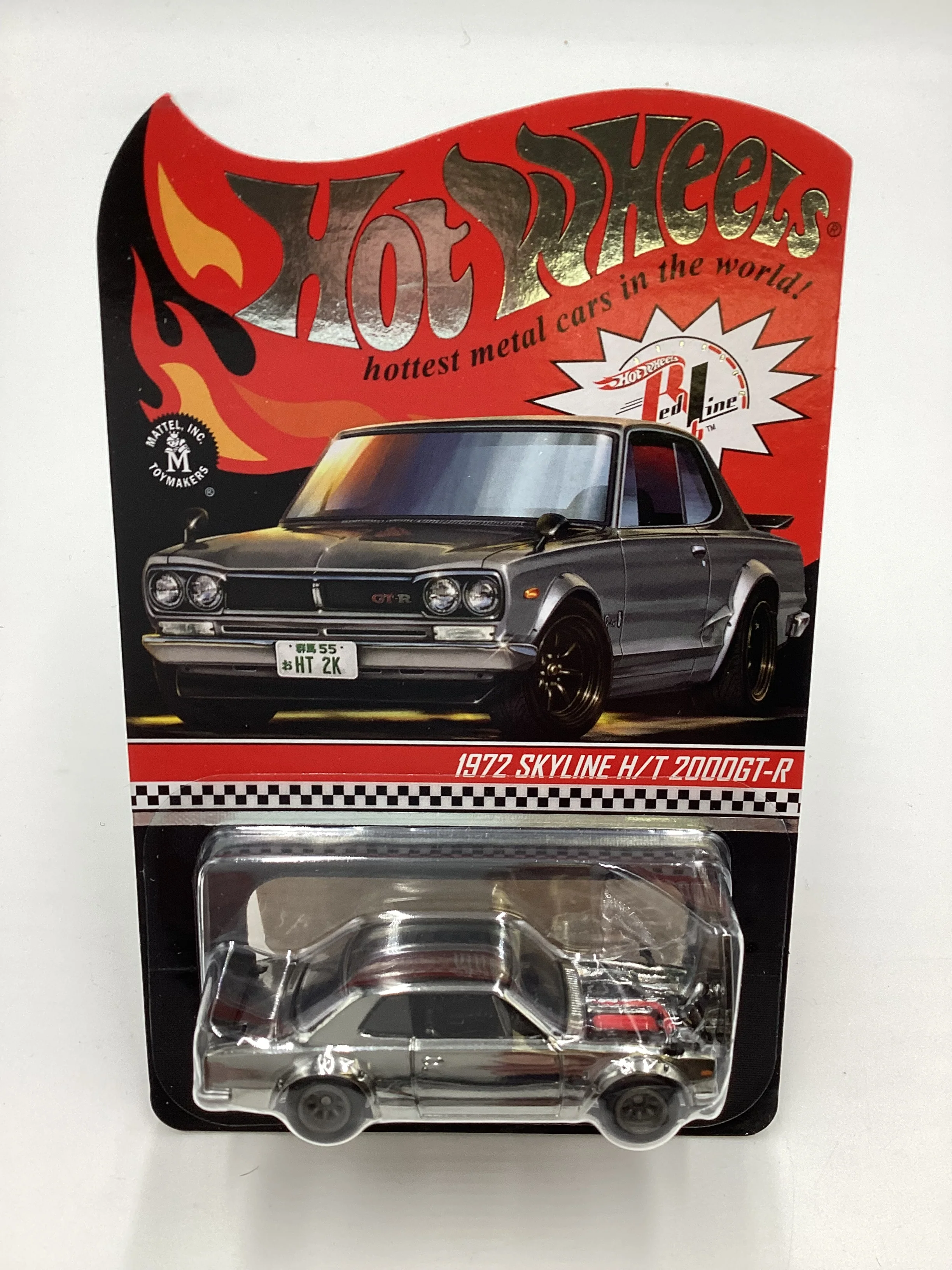 2021 Hot Wheels RLC #29926/30000 1972 Skyline H/T 2000GT-R Chrome - Image 2
