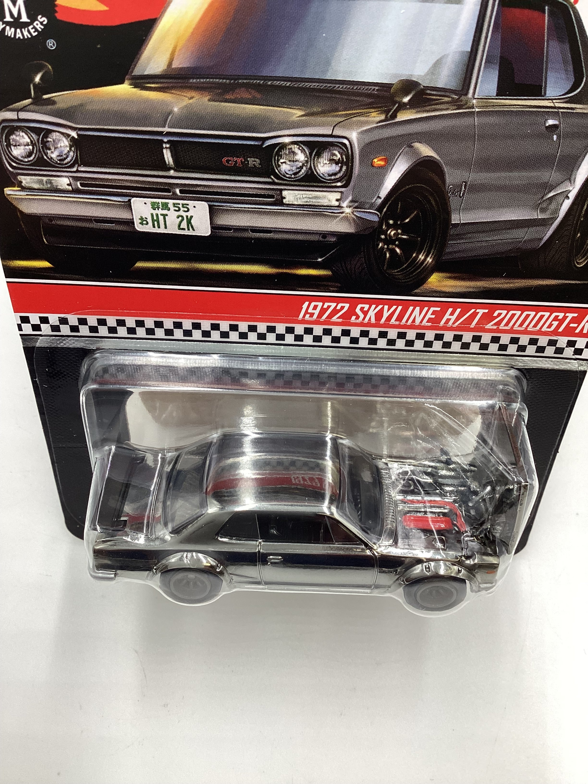 2021 Hot Wheels RLC #29926/30000 1972 Skyline H/T 2000GT-R Chrome - Image 6
