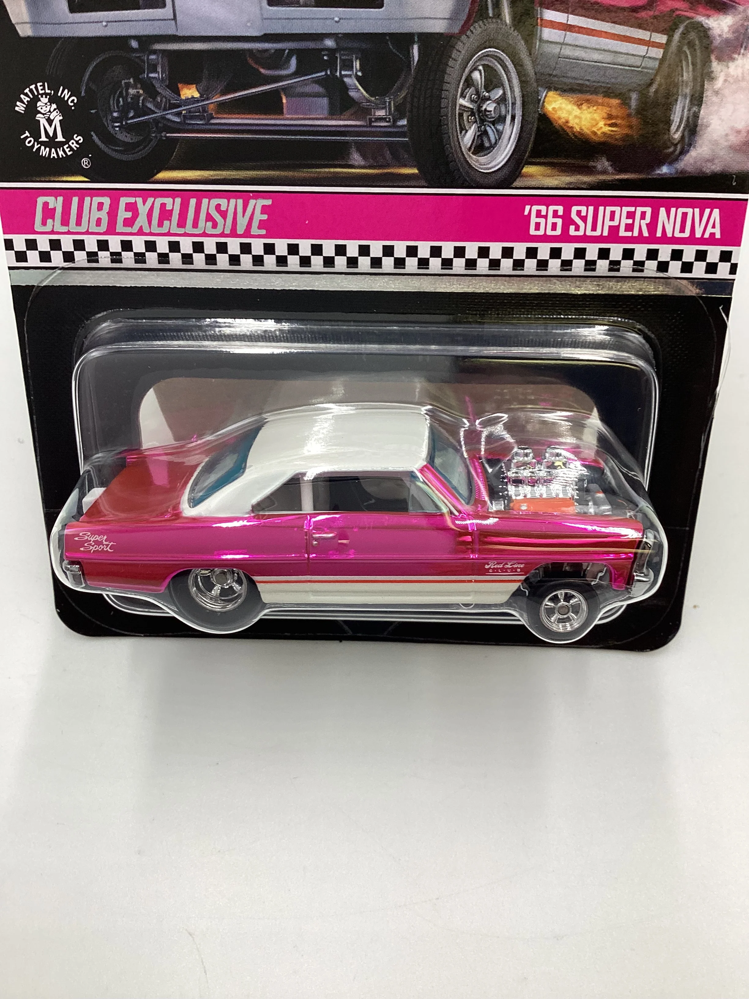 2021 Hot Wheels RLC Club Exclusive 66 Super Nova Pink - Image 3