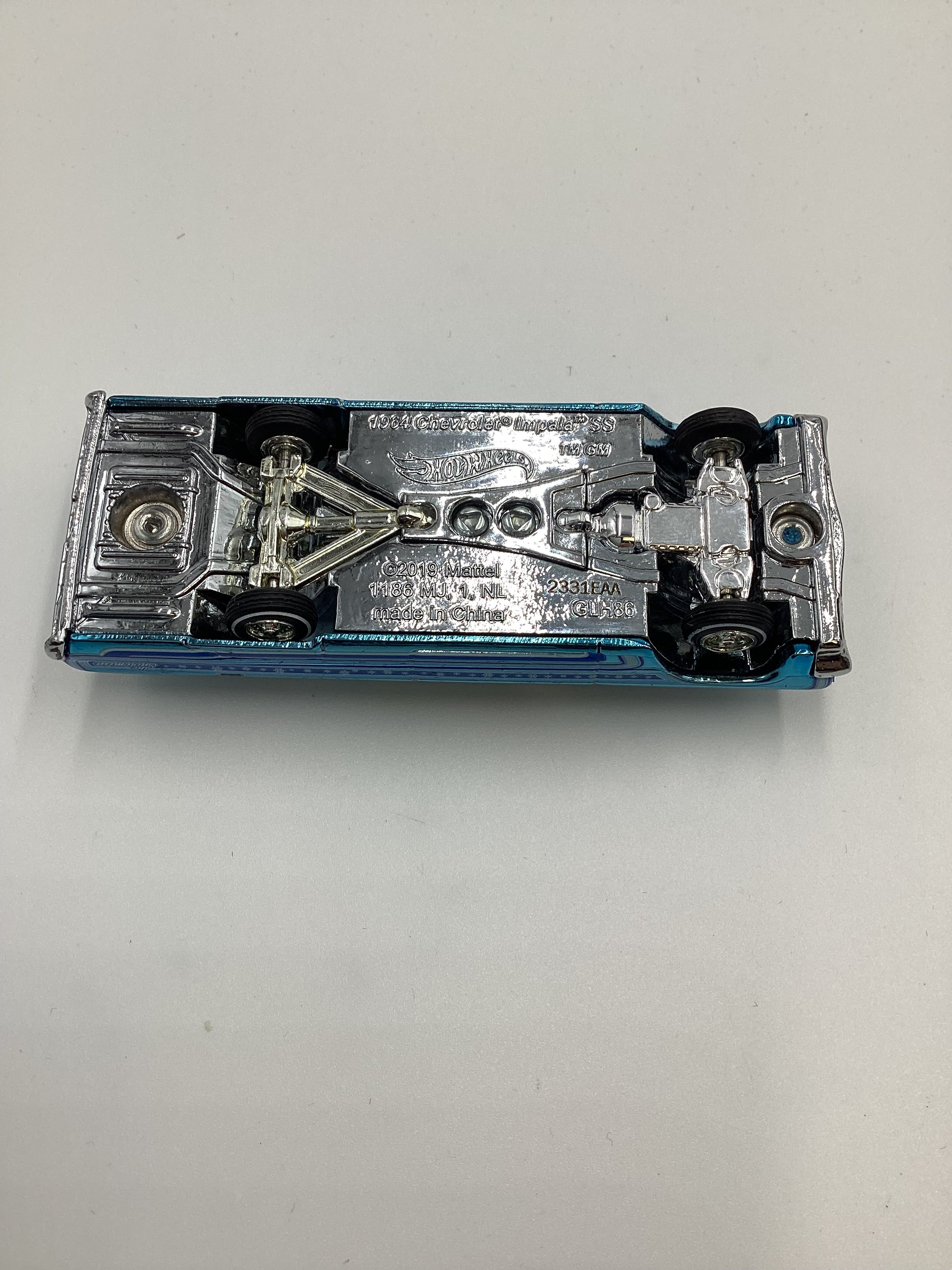 2021 Hot Wheels RLC #23717/30000 64 Chevy Impala Blue Snowman - Image 10