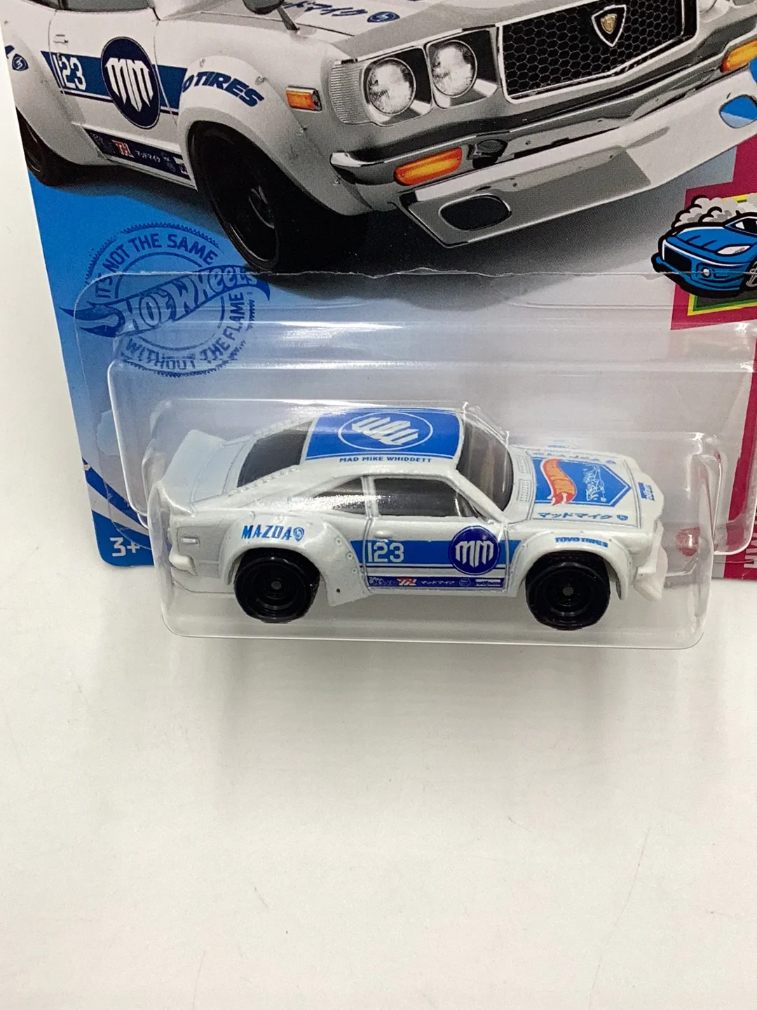 2021 hot wheels super treasure hunt #137 Mazda RX-3 with protector - Image 6