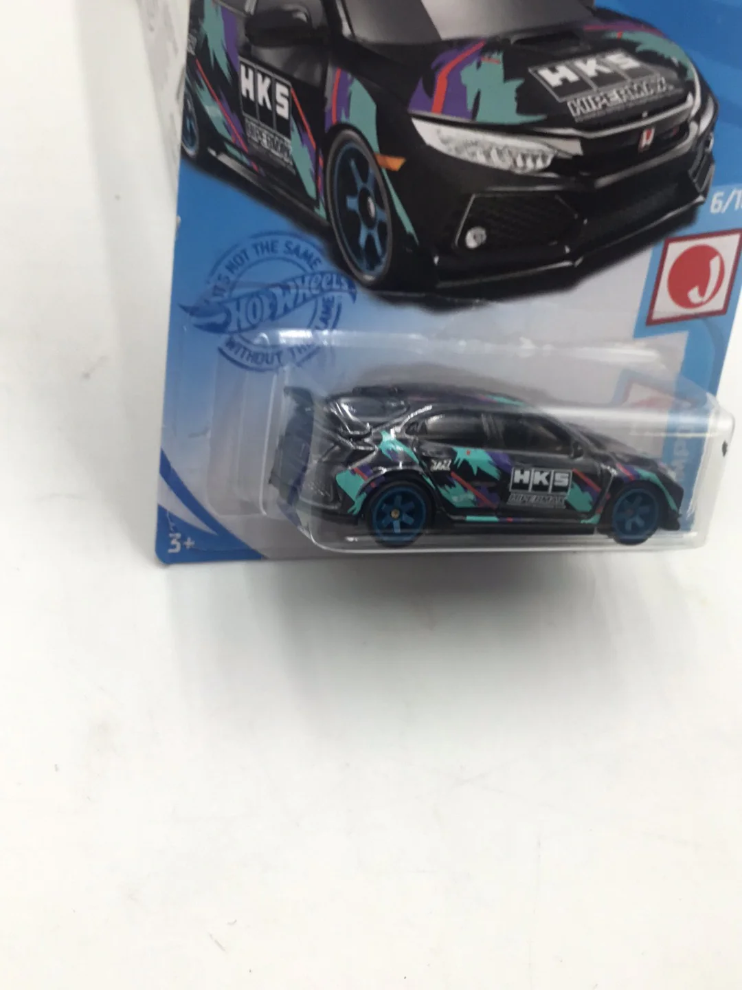 2021 hot wheels super treasure hunt 2018 Honda Civic Type R W/Protector - Image 3