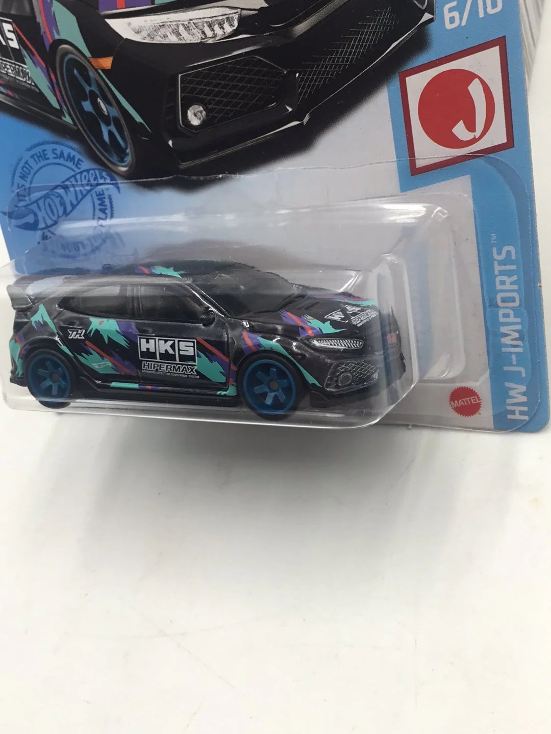 2021 hot wheels super treasure hunt 2018 Honda Civic Type R W/Protector - Image 4