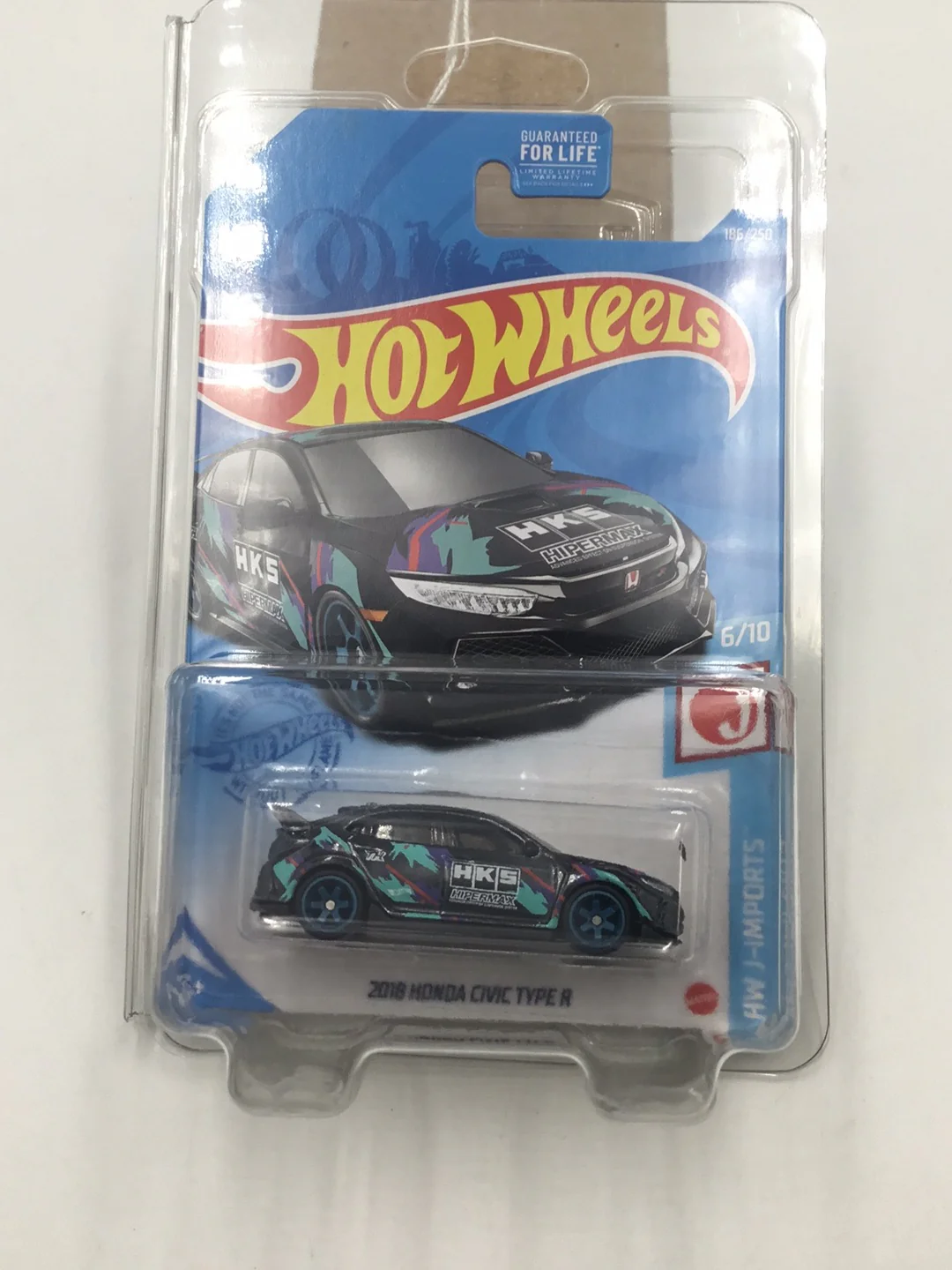 2021 hot wheels super treasure hunt 2018 Honda Civic Type R W/Protector - Image 7