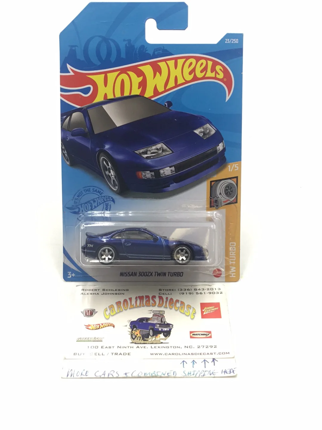 2021 hot wheels super treasure hunt Nissan 300ZX Twin Turbo W/Protector