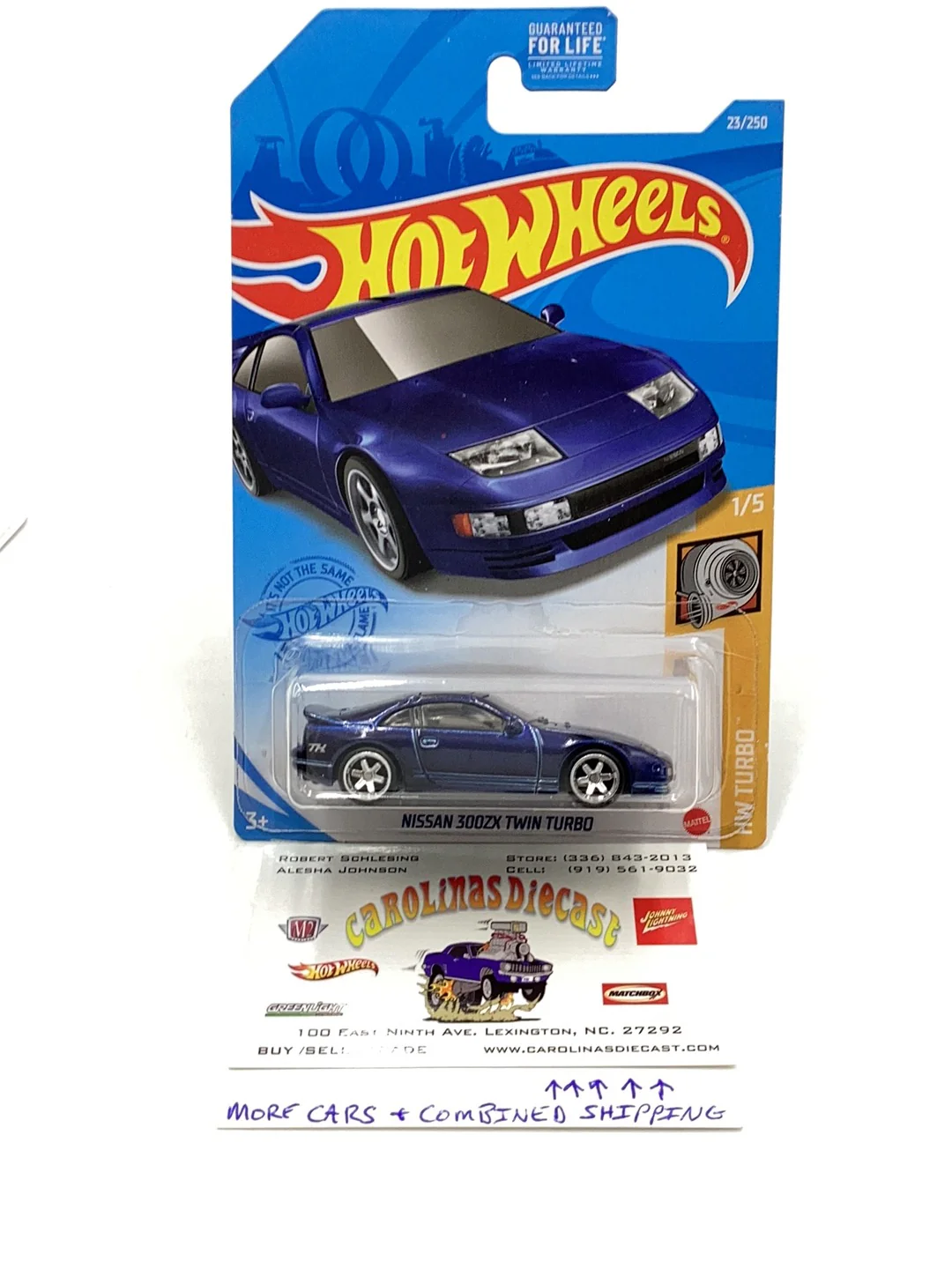 2021 hot wheels super treasure hunt Nissan 300ZX Twin Turbo W/Protector