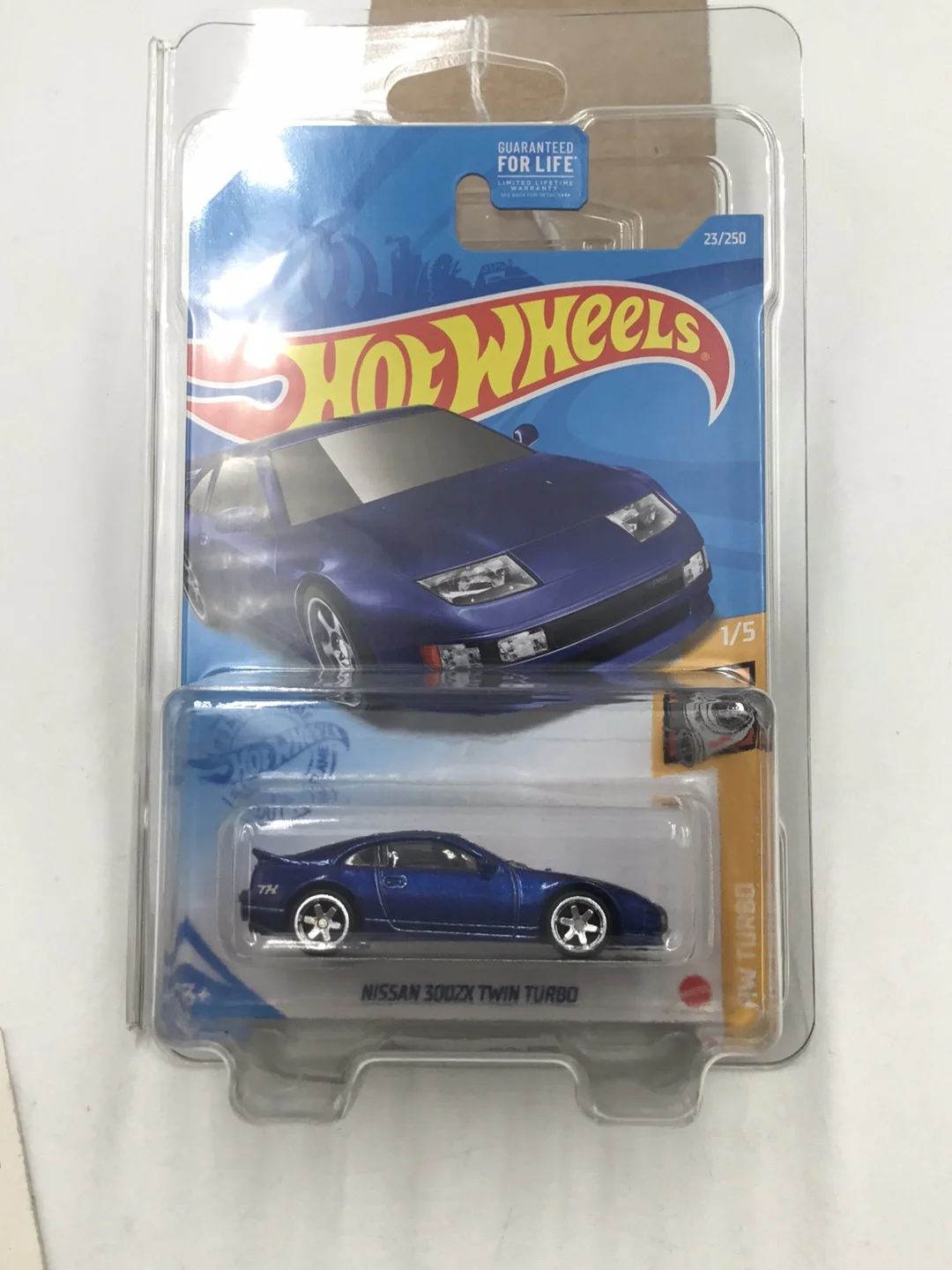2021 hot wheels super treasure hunt Nissan 300ZX Twin Turbo W/Protector - Image 7