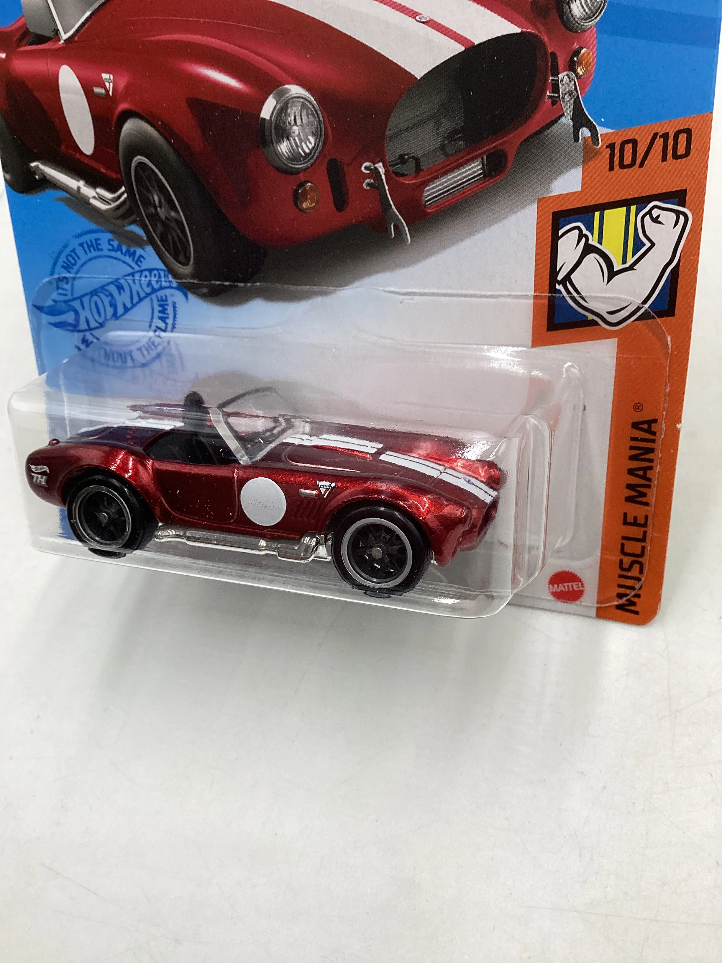 2021 Hot wheels Super treasure hunt Shelby Cobra 427 S/C Red W/Protector - Image 4