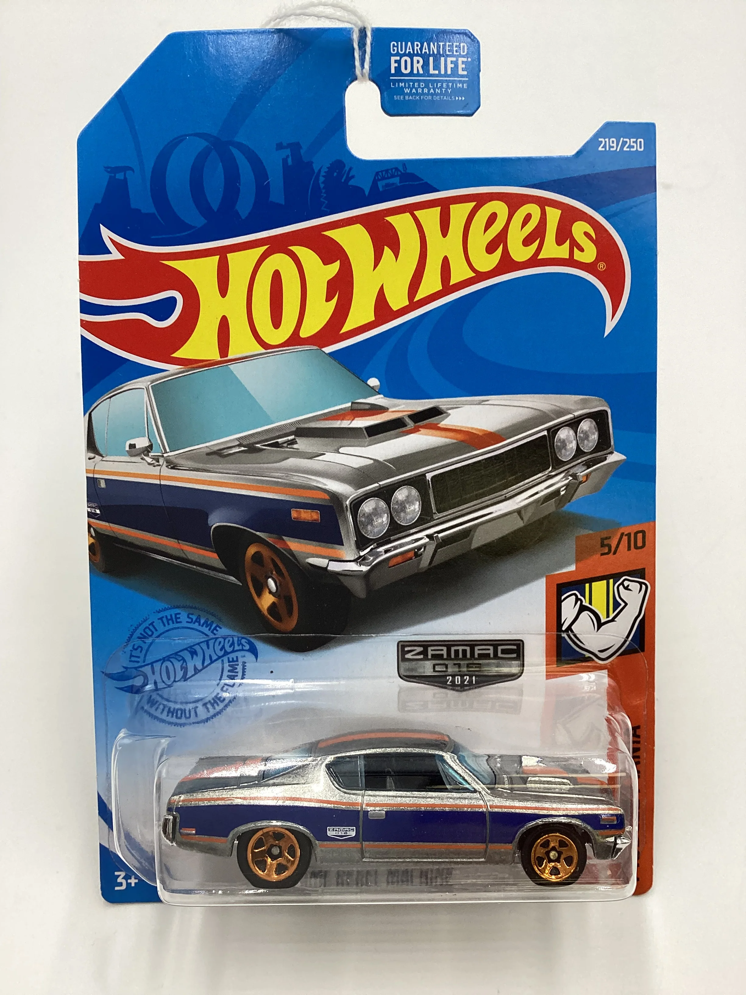 2021 Hot Wheels #219 AMC Rebel Machine Zamac #16 Walmart Exclusive 143E