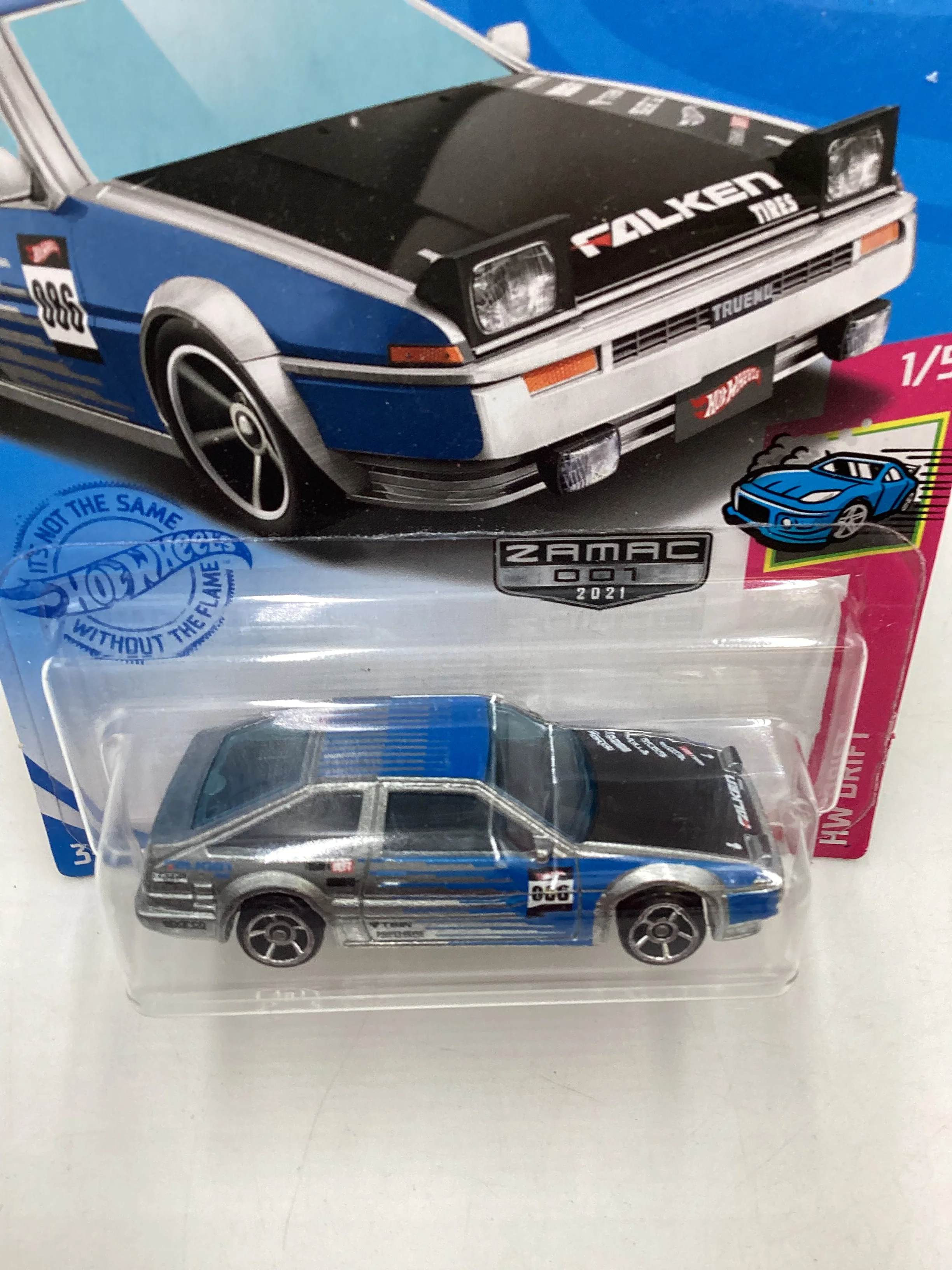 2021 hot wheels Zamac #31 Toyota AE86 Sprinter Trueno #1 144B - Image 5