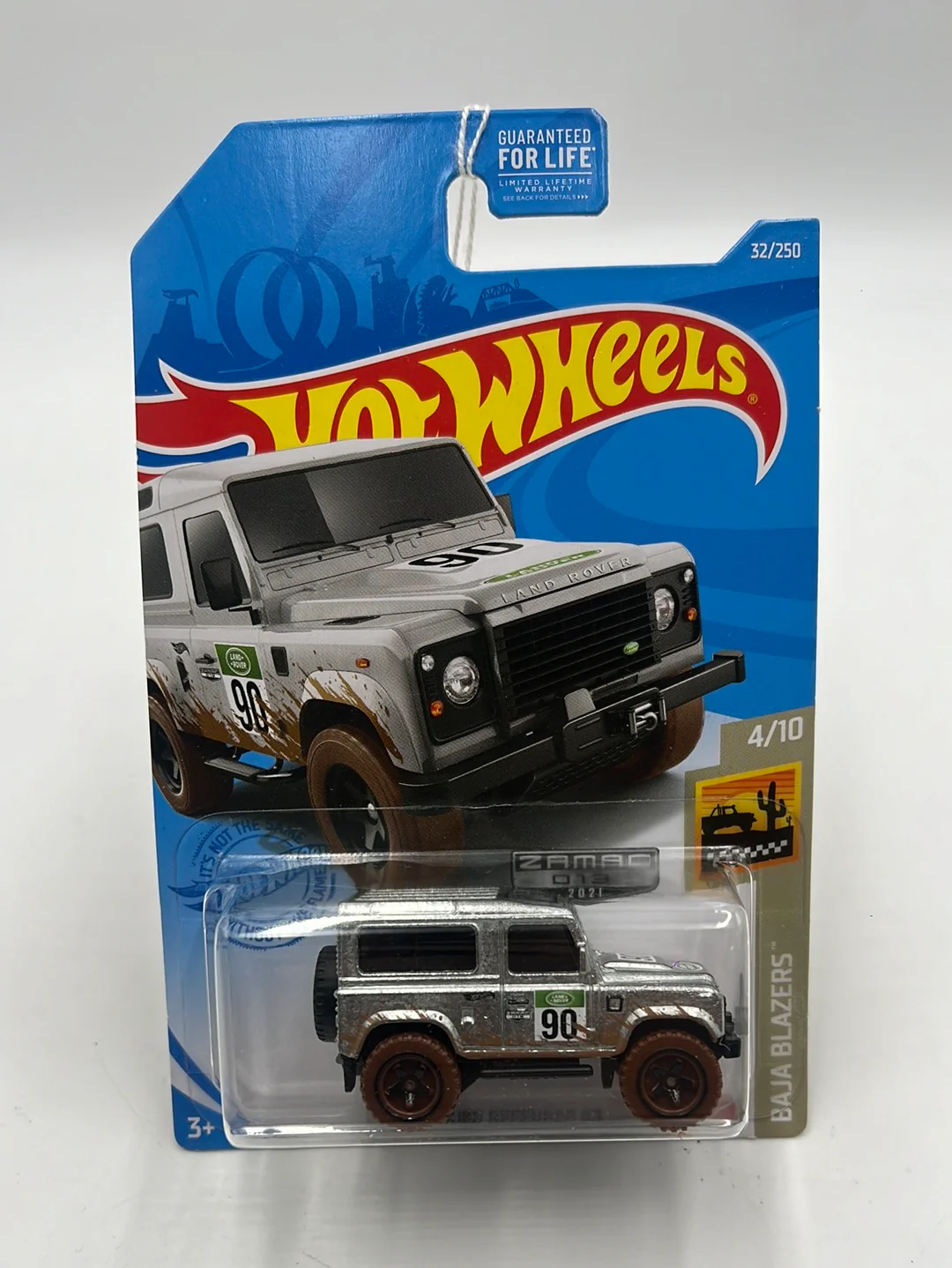 2021 Hot Wheels Zamac Land Rover Defender 90 #13 32/250 148B - Image 2