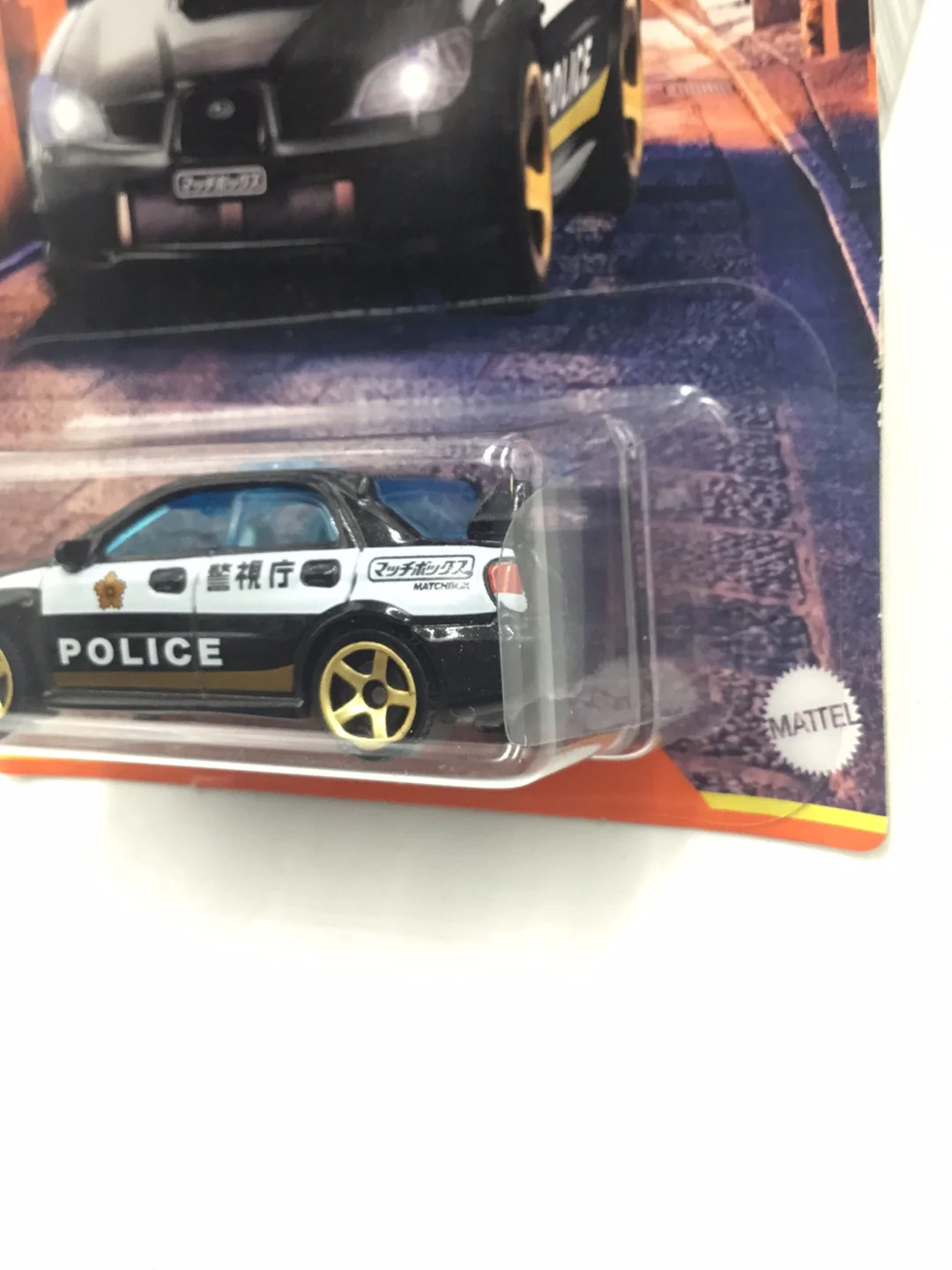 2021 Matchbox Japan Origins #5 Subaru Impreza Police 159D - Image 4