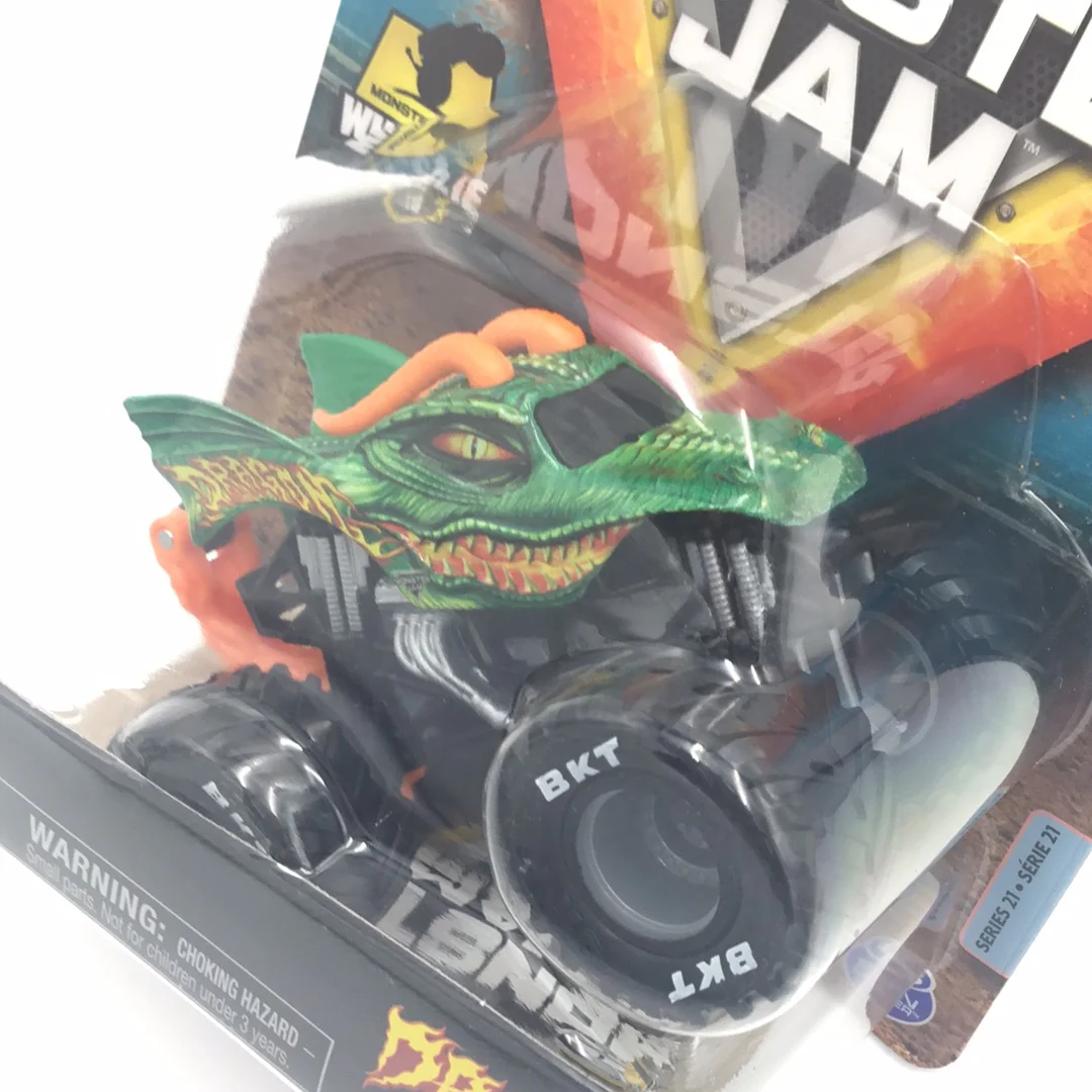 2021 monster jam Series 21 Dragon wheelie bar CHASE NEW!! 128E - Image 4