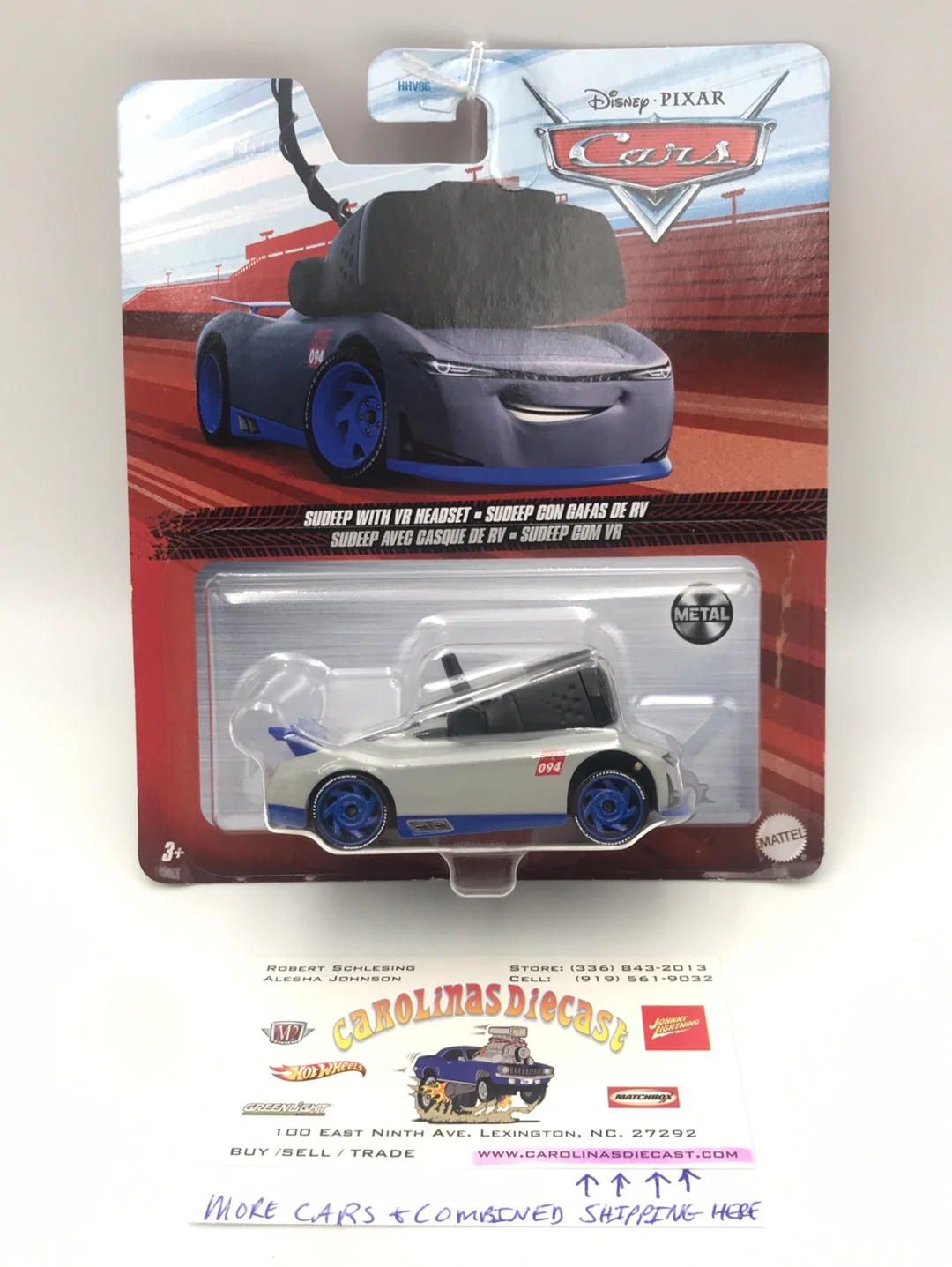 2022 Disney Pixar Cars Metal series Sudeep with be headset 138G - Image 2
