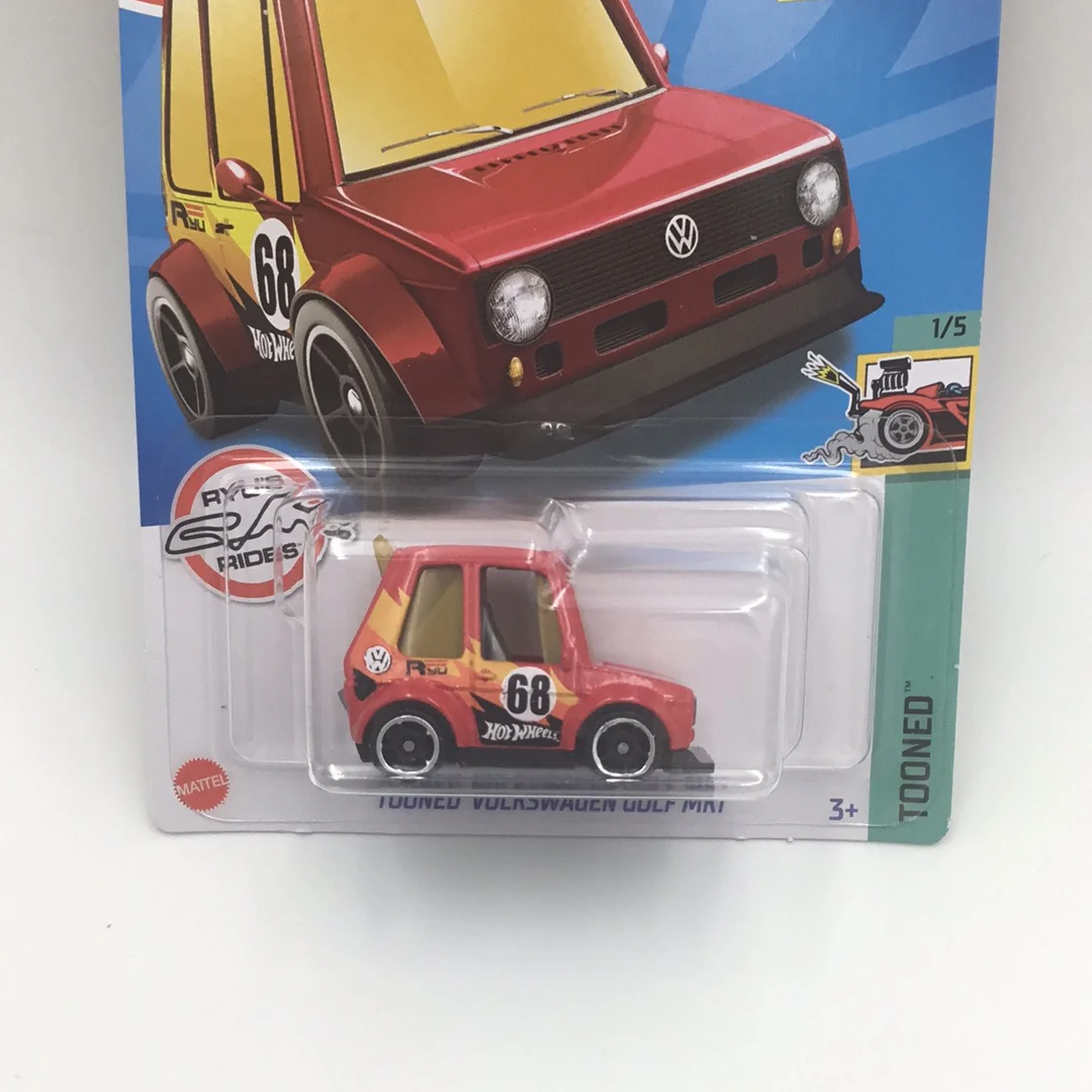 2022 hot wheels #10 Tooned Volkswagen golf MK1 97F - Image 2