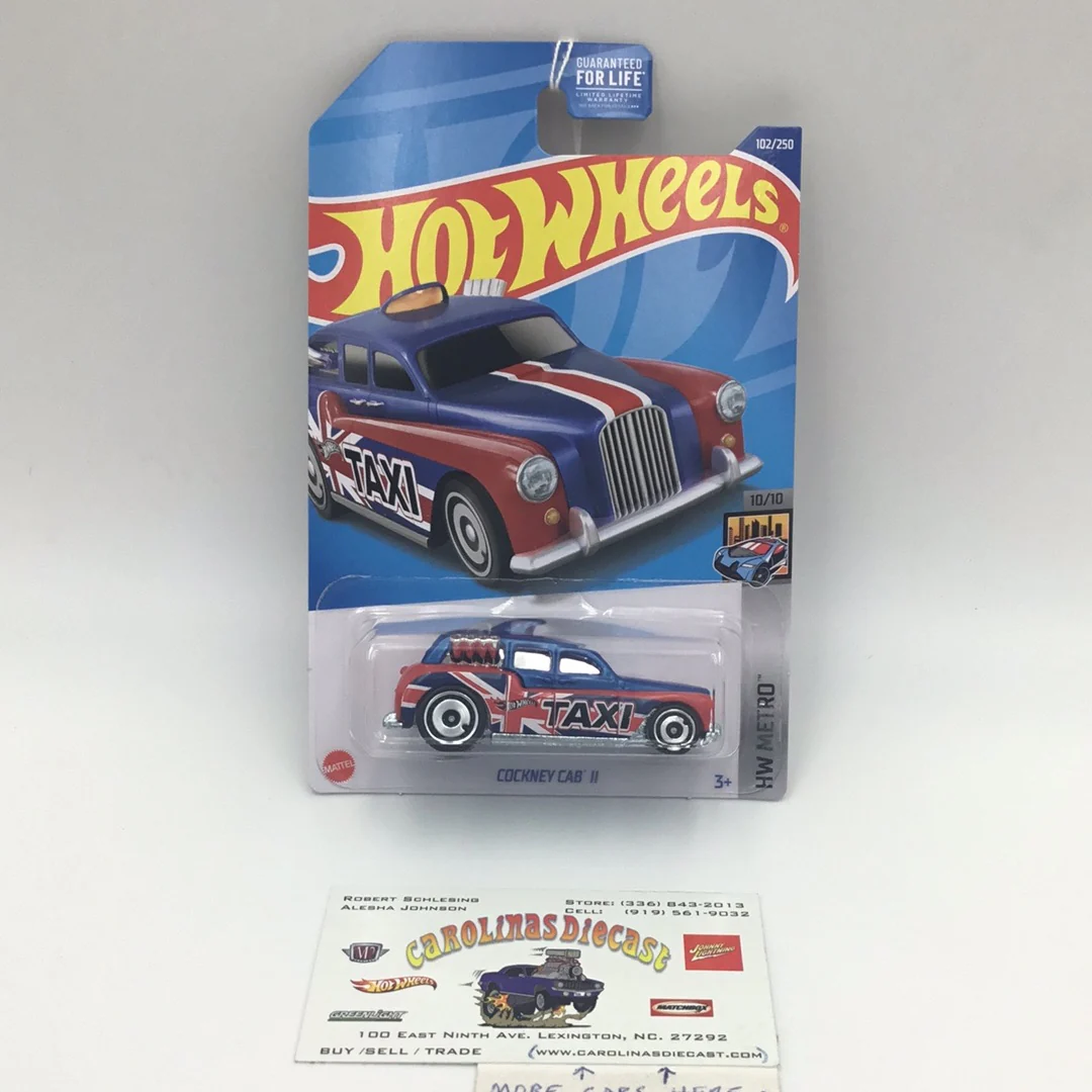 2022 hot wheels #102 Cockney Cab II ZZ6