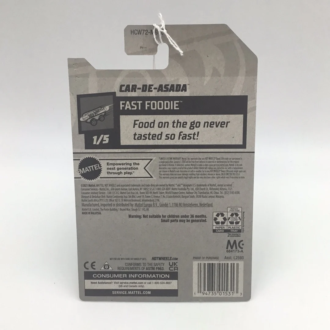 2022 hot wheels #11 Car-de-Asada HH1 - Image 4