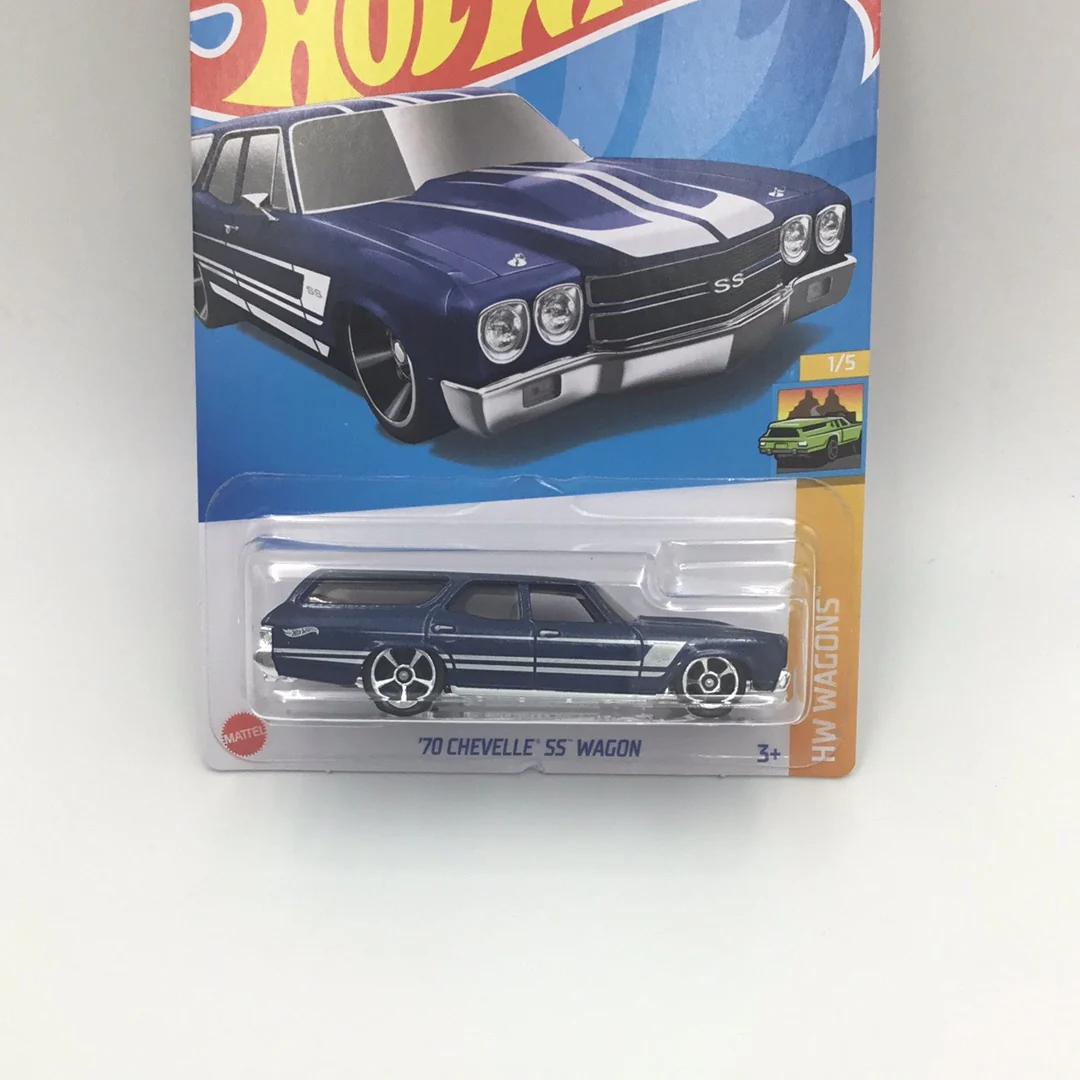 2022 hot wheels #111 70 Chevelle SS Wagon blue 12G - Image 2
